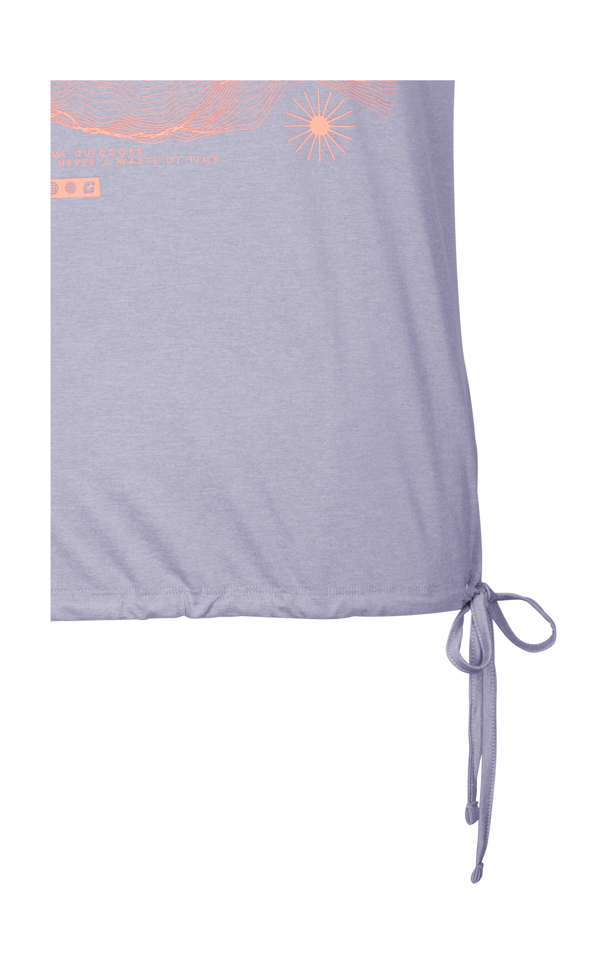 Killtec T-Shirt »KOS 497 WMN TSHRT« Weiches, strapazierfähiges Funktionsshirt mit Kordelzug