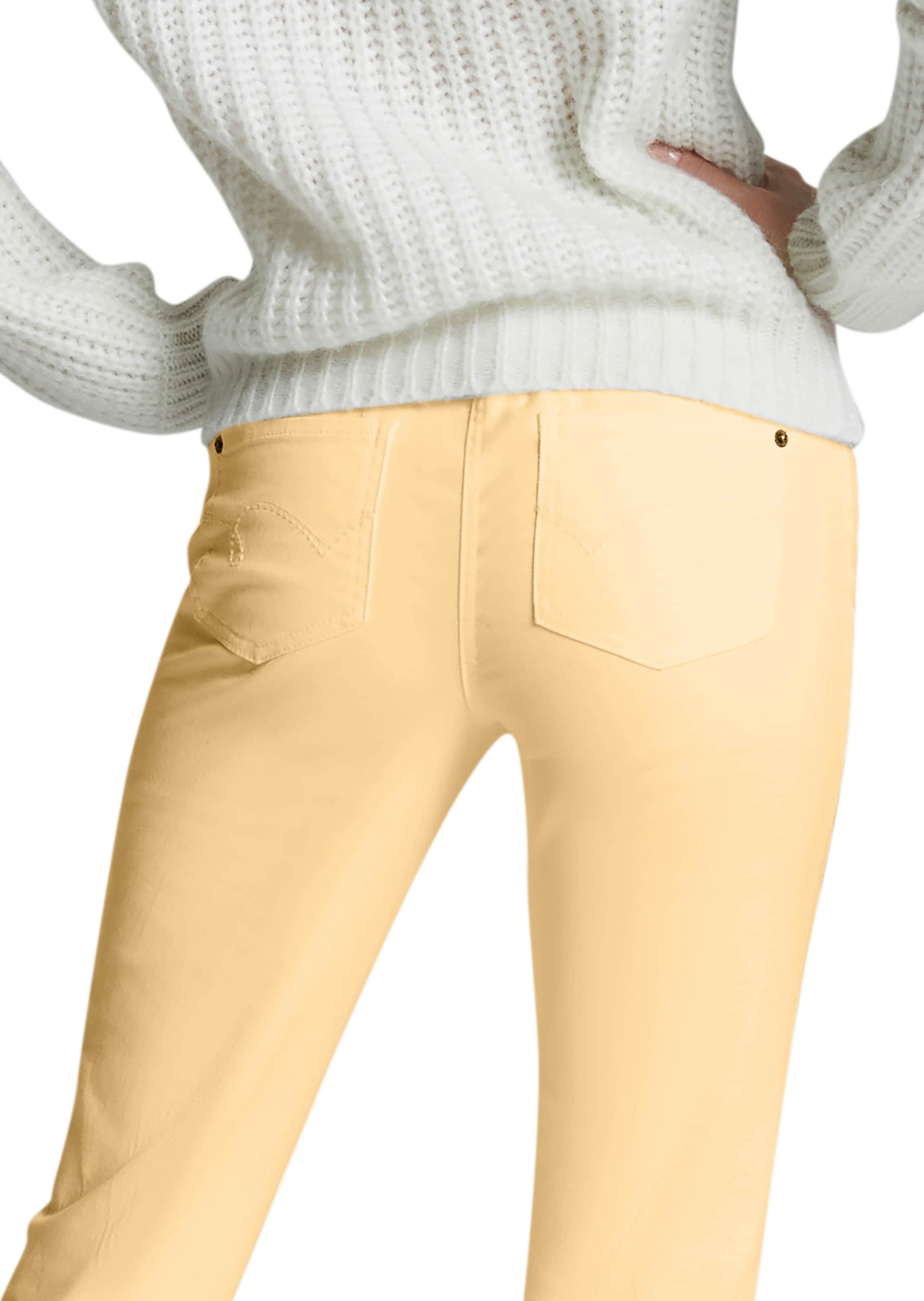 MADELEINE Regular-fit-Jeans »Jeans Highwaist-Jeans aus Power-Stretch«