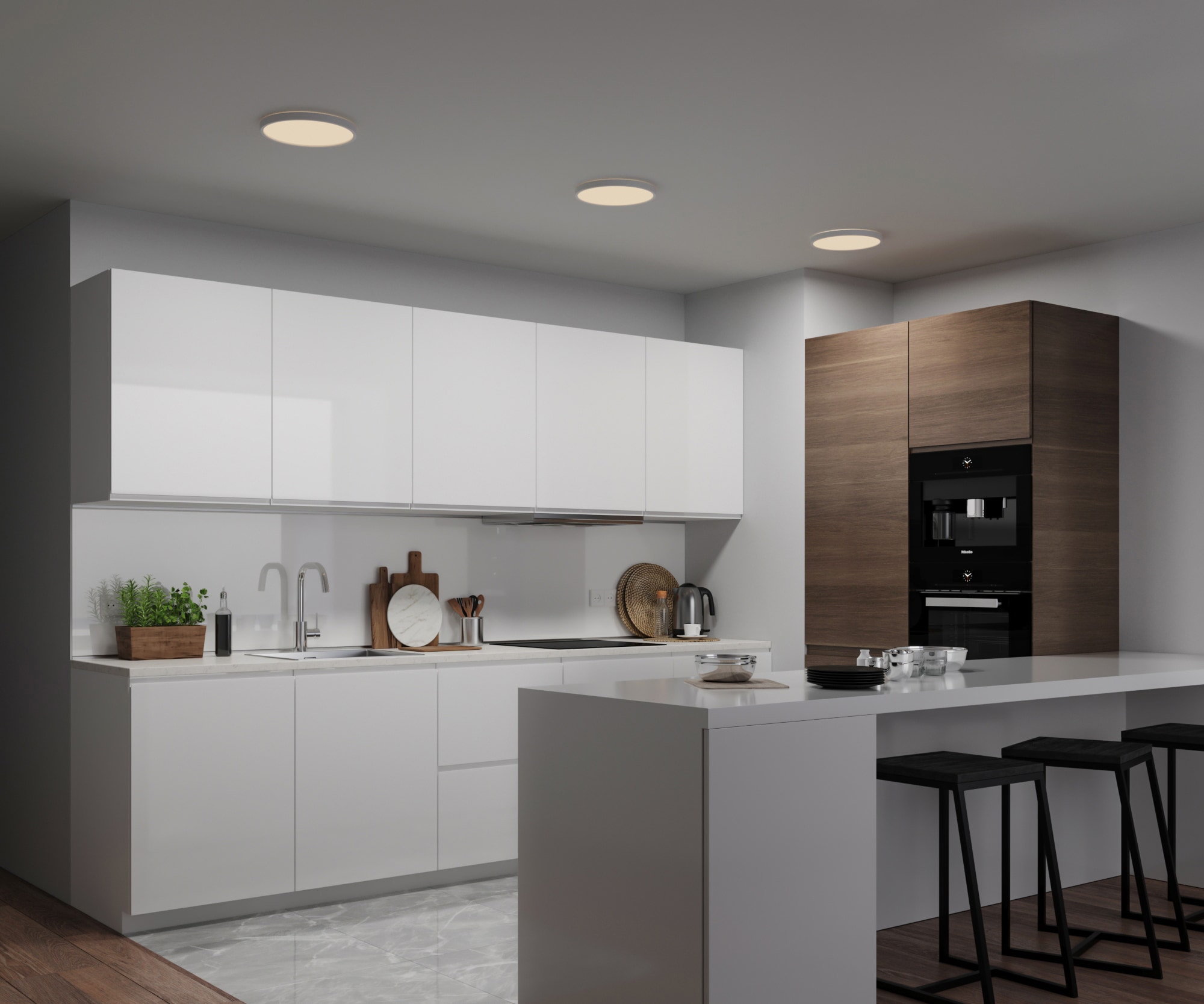 Nordlux LED Deckenleuchte »OJA« LED-Modul Farbwechsler Farbwechsel + Nachtlicht Funktion, inkl. LED Modul, inkl. Dimmer