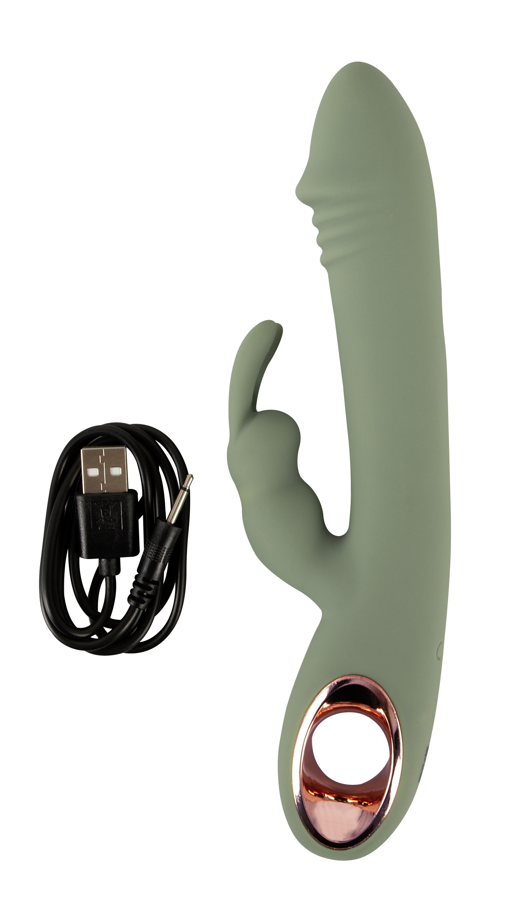 You2Toys Vibrator »Rabbitvibrator Slim Rabbit Olive«