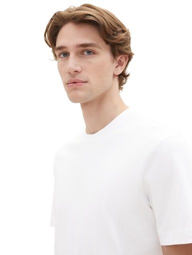 TOM TAILOR T-Shirt, (Packung, 2 tlg.), unifarben