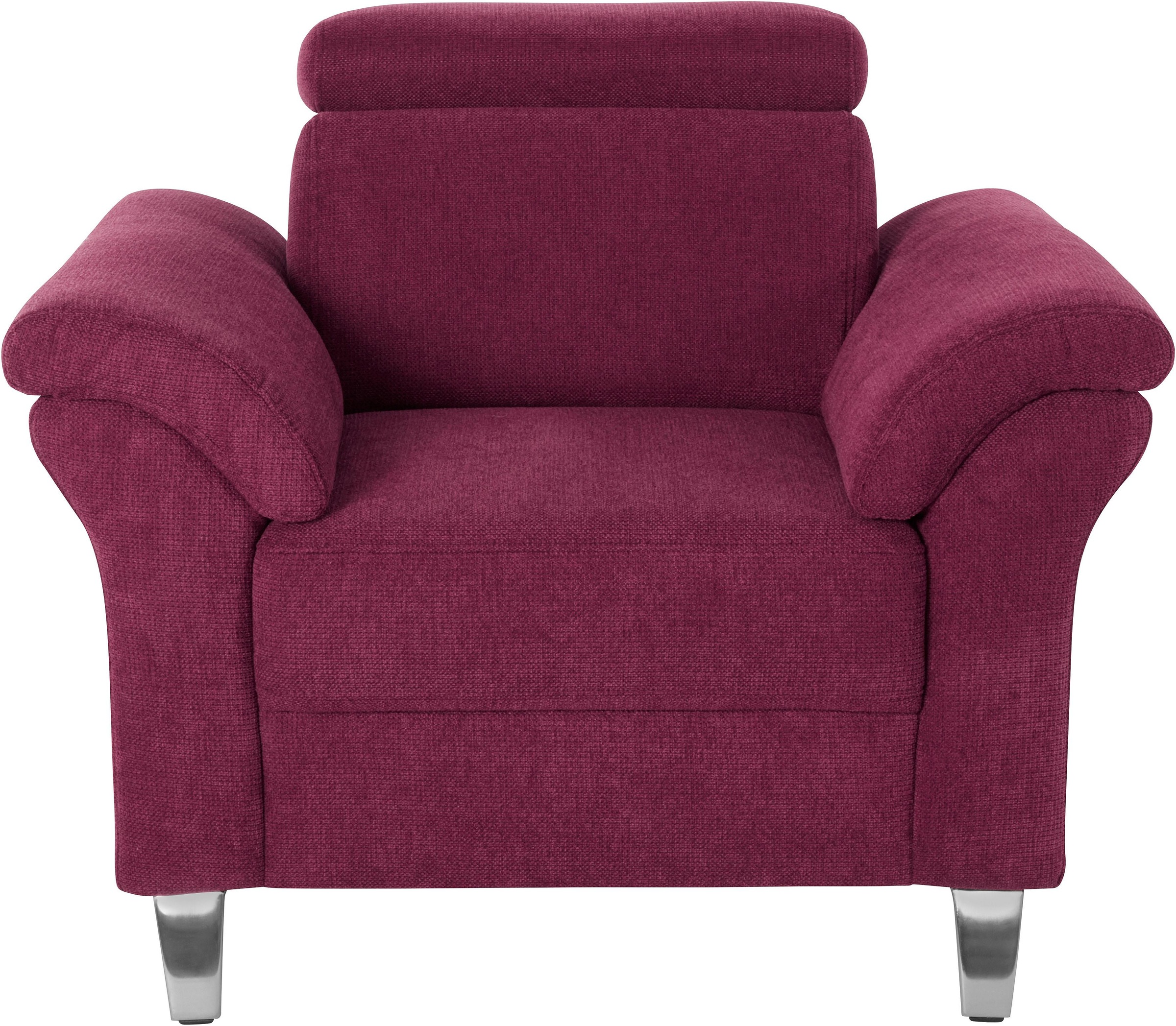 sit&more Sessel »Arngast«, inklusive Federkern und Kopfteilverstellung