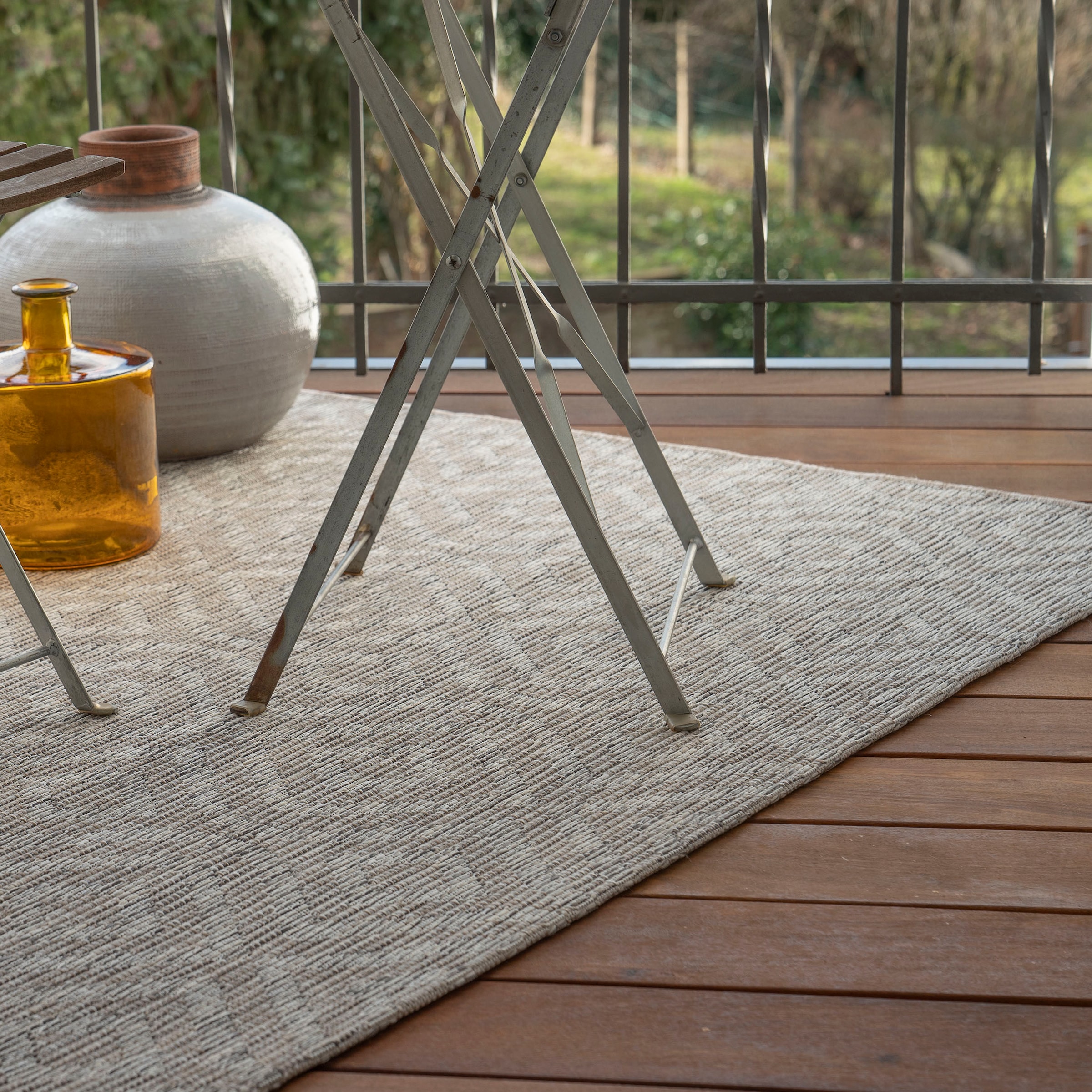 Obsession Teppich »my Outdoor geeignet Flachgewebe, Nordic Rauten meliert, und In- rechteckig, Design, 872«