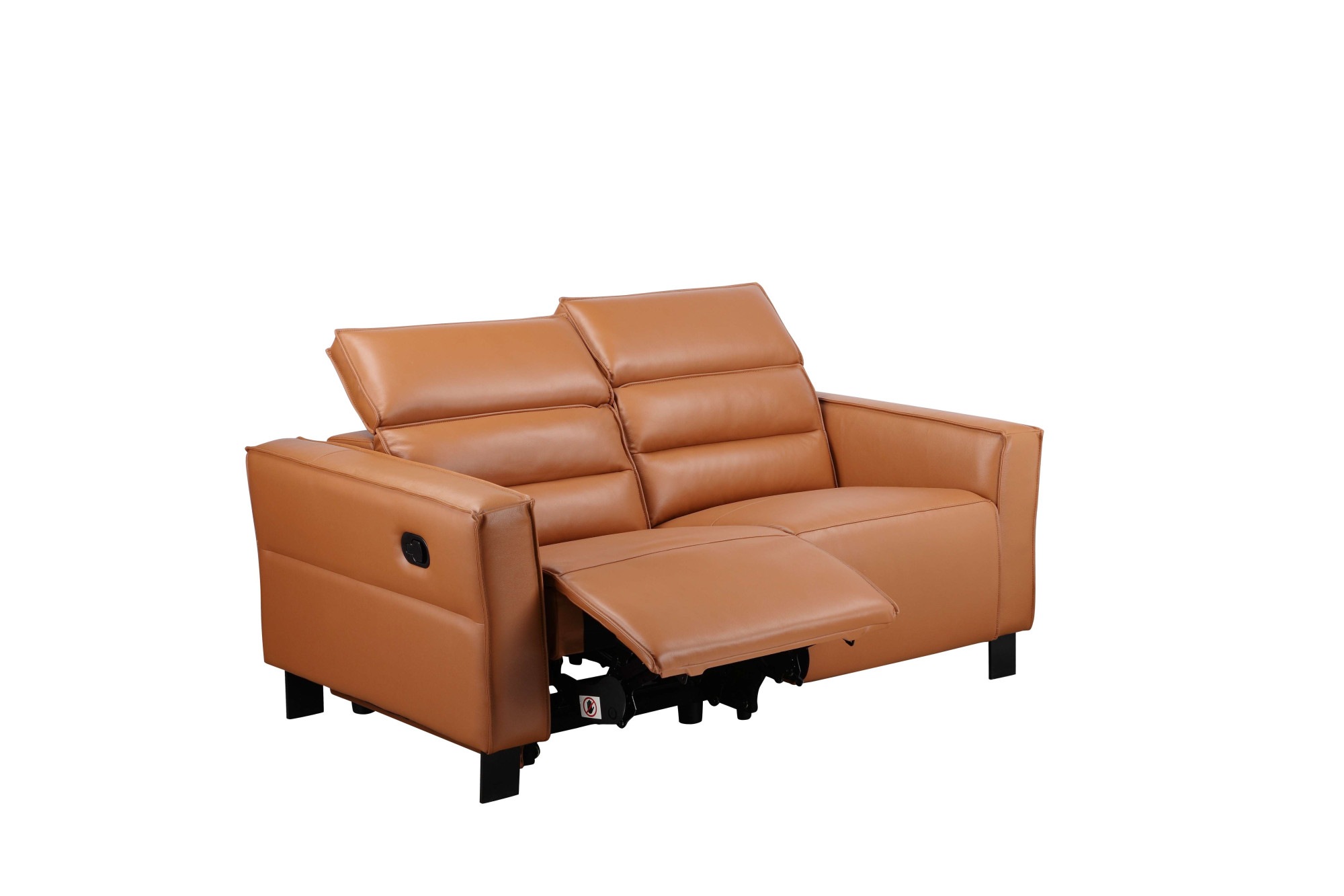OTTO home 2-Sitzer »Carpari Lederoptik, 162 cm, man./elektr. Relaxfunktion« (USB A/C), sowie Kopfteilverstellung