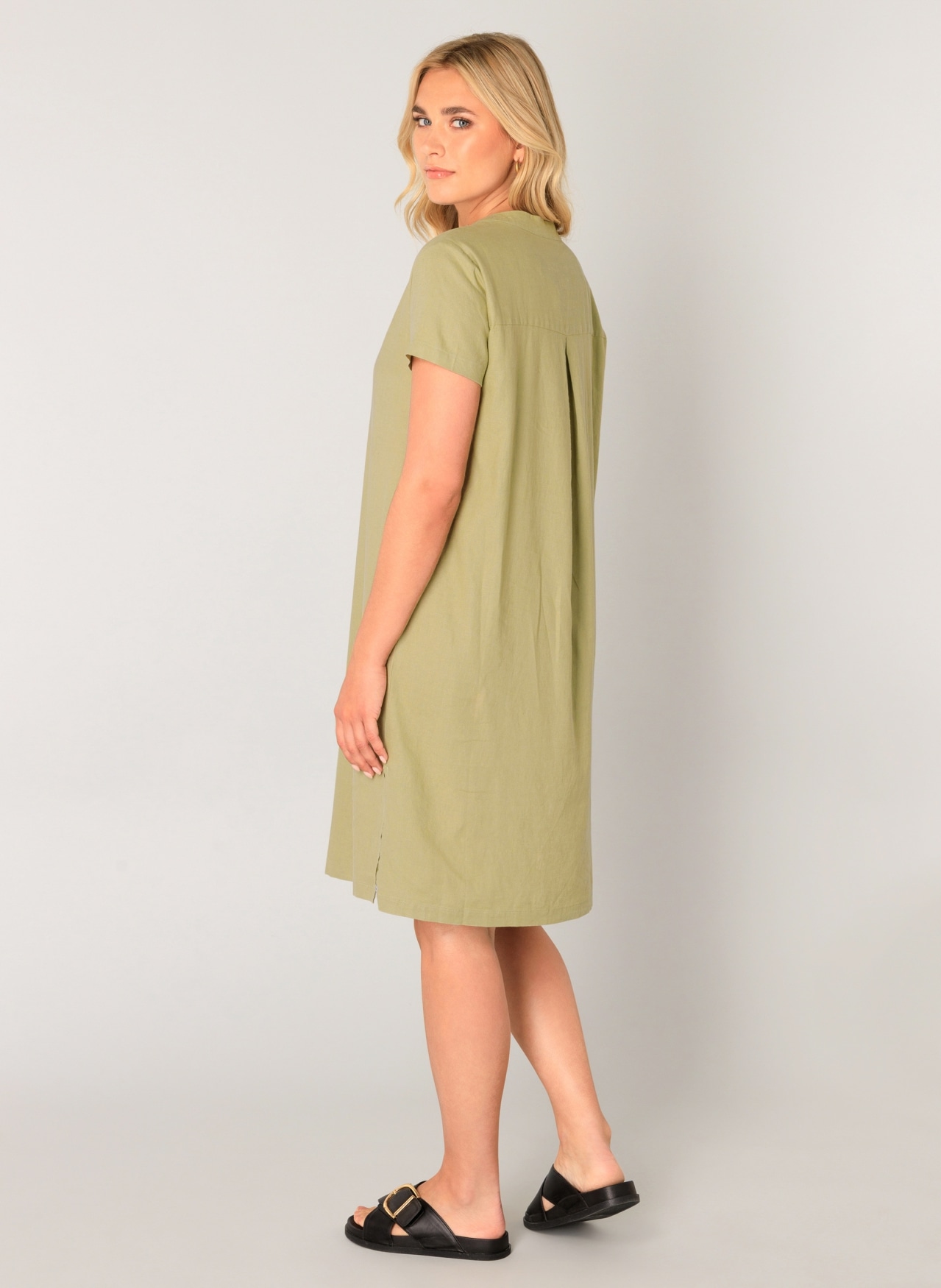 Base Level Tunikakleid »Yacin« Sommerkleid mit Leinen