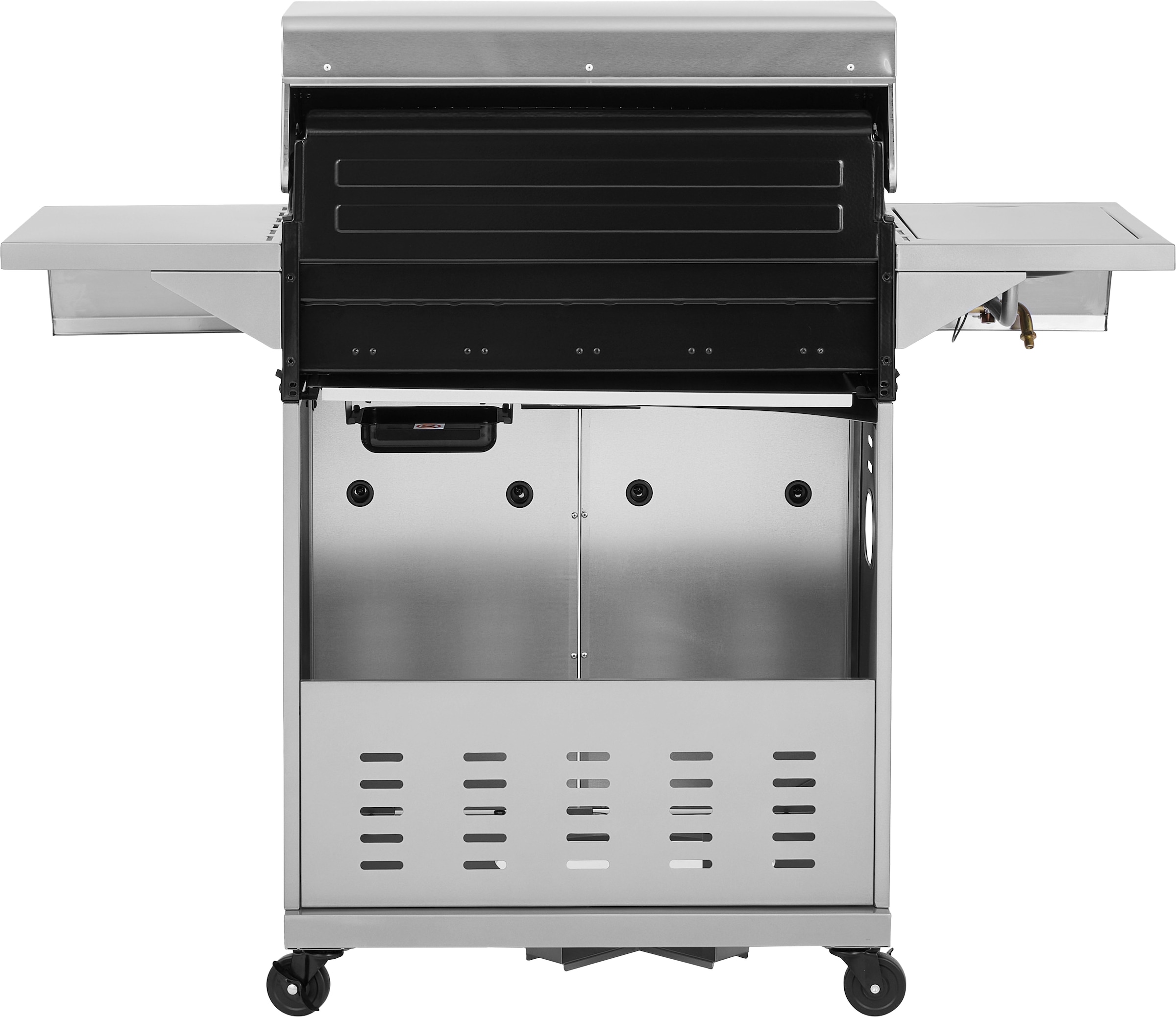 Hanseatic Gasgrill »Richland« BxTxH: 134,7 x 57 x 117 cm, 21,5 kW Gesamt, Edelstahl-Turbobrenner