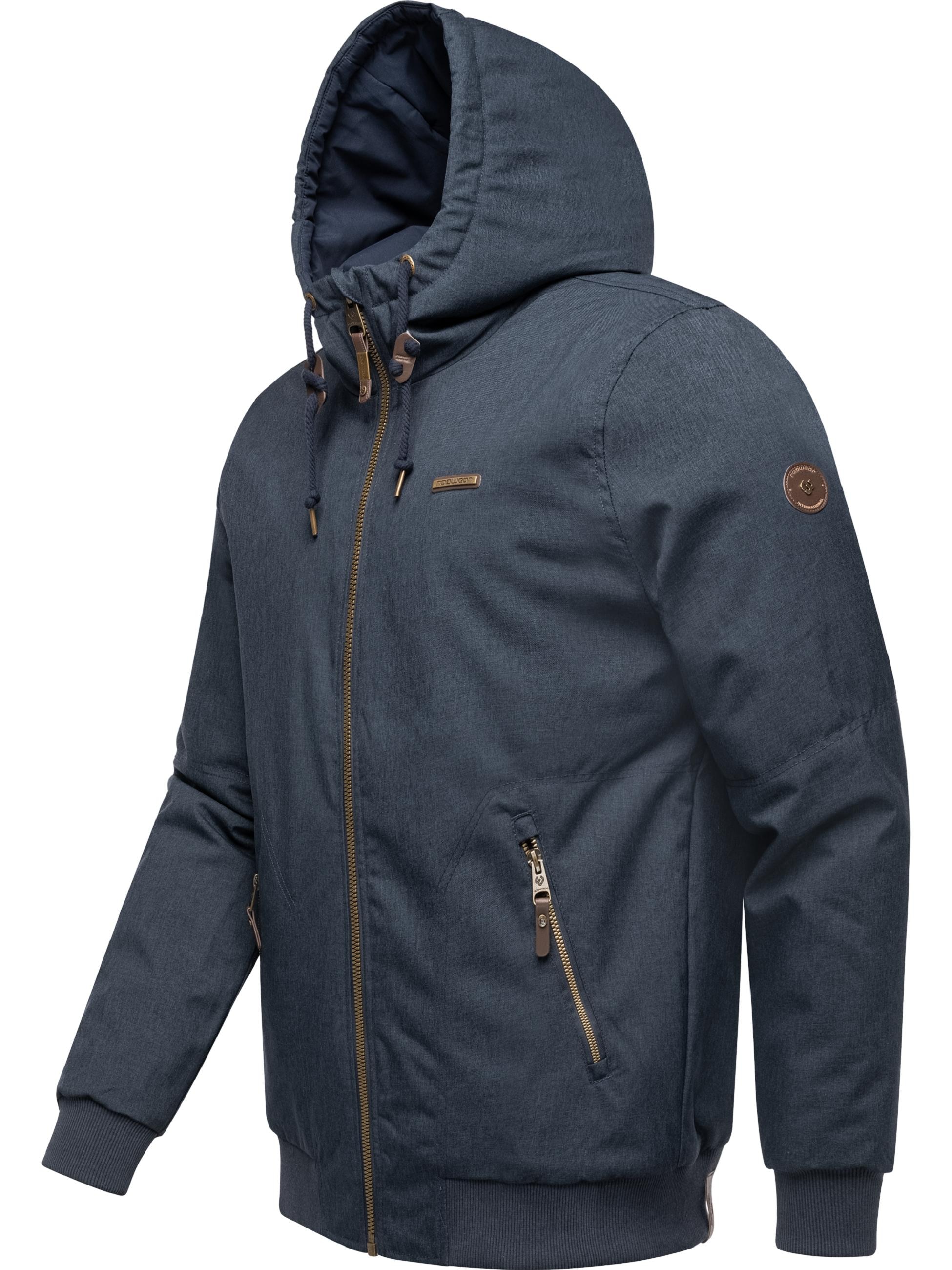 Ragwear Winterjacke »Winterjacke Stewie« mit Kapuze wasserdichte Herren Outdoorjacke mit großer Kapuze
