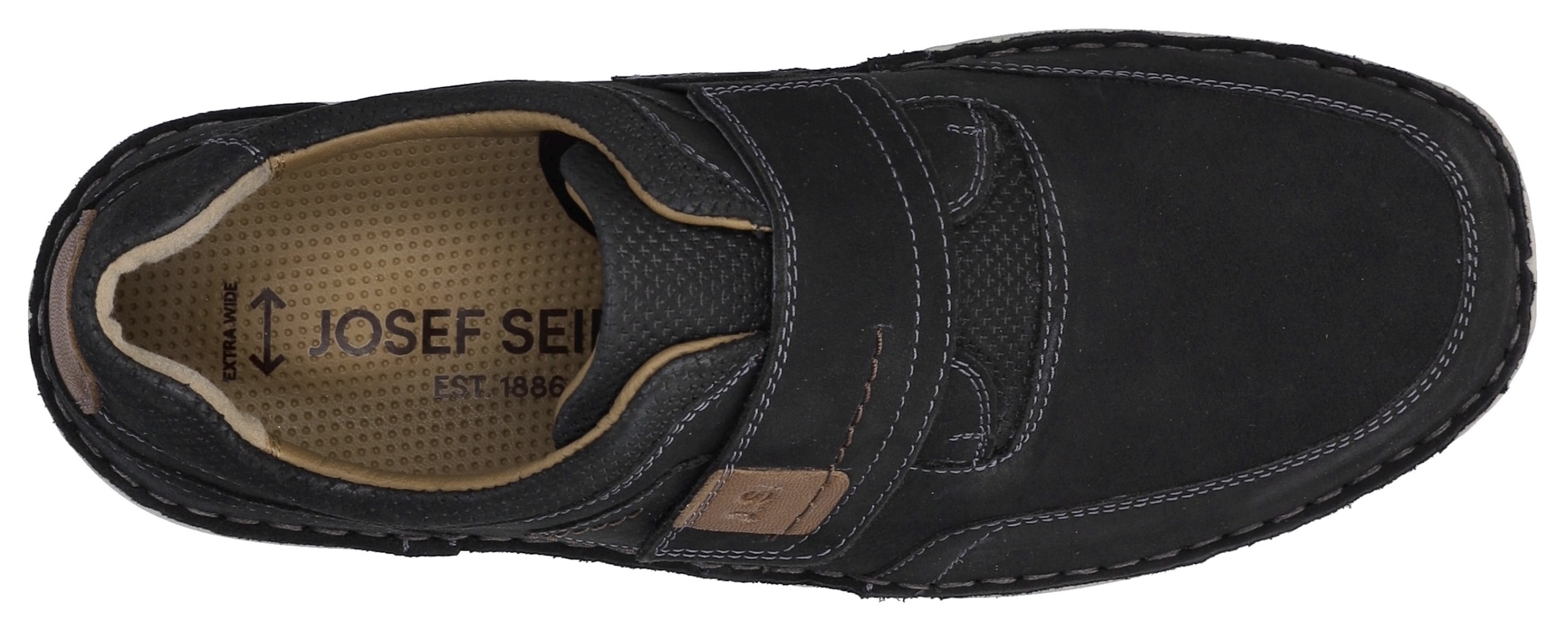 Josef Seibel Klettschuh »New Anvers 83«, Slipper, Komfortschuh in extraweiter Form