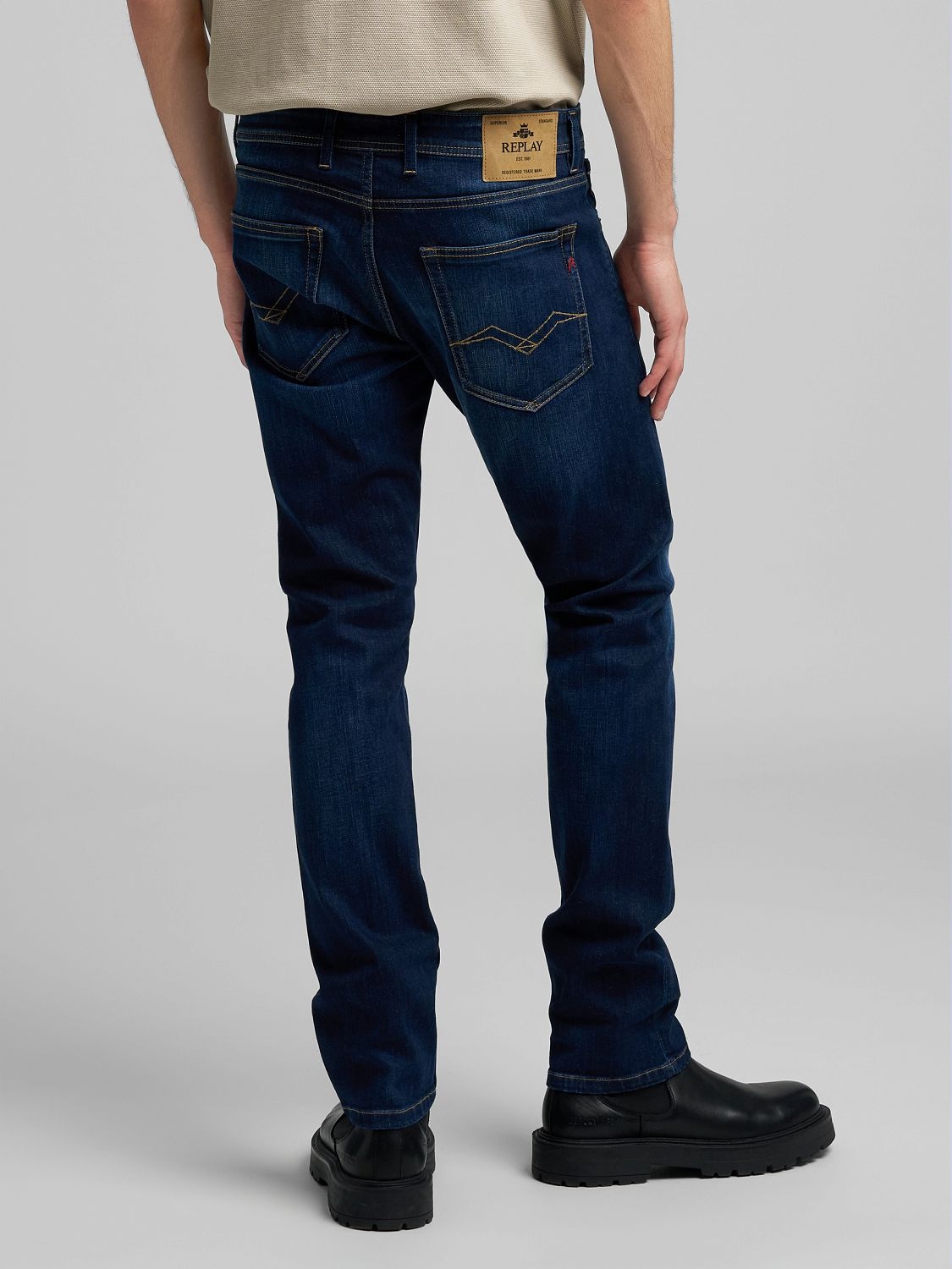 Replay Straight-Jeans »GROVER«, in vielen verschiedenen Waschungen, mit Stretch
