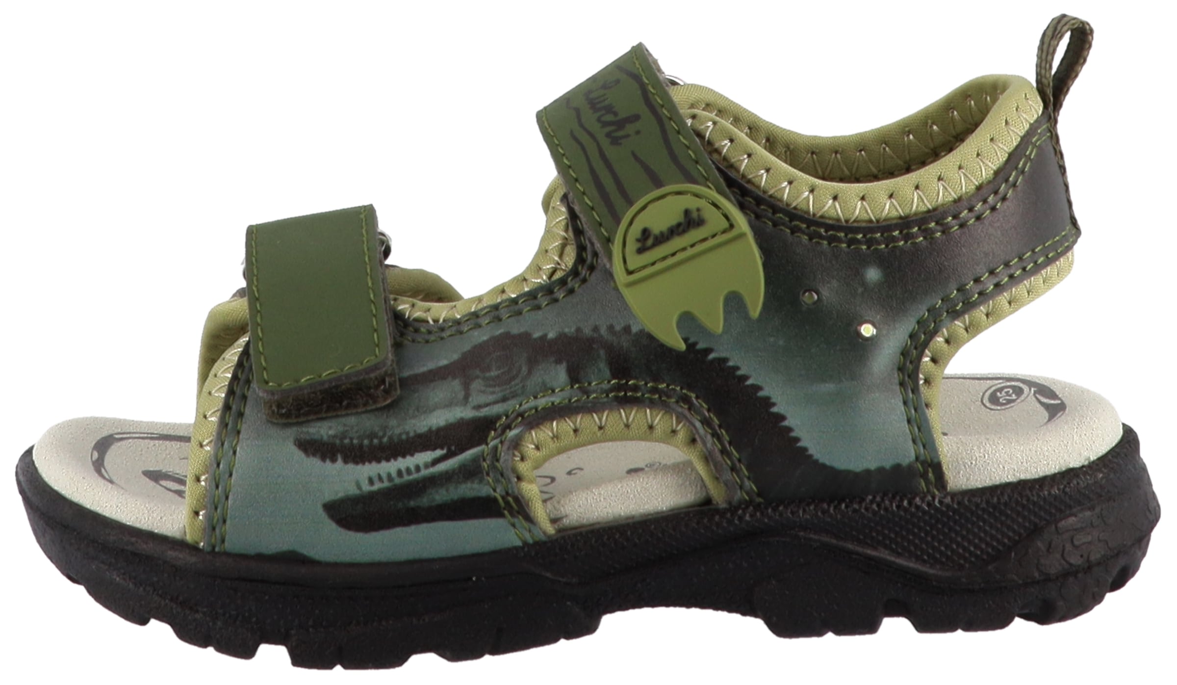 Lurchi Sandale »Kraptor«  Klettschuh mit Blinkfunktion, Größenschablone zum Download