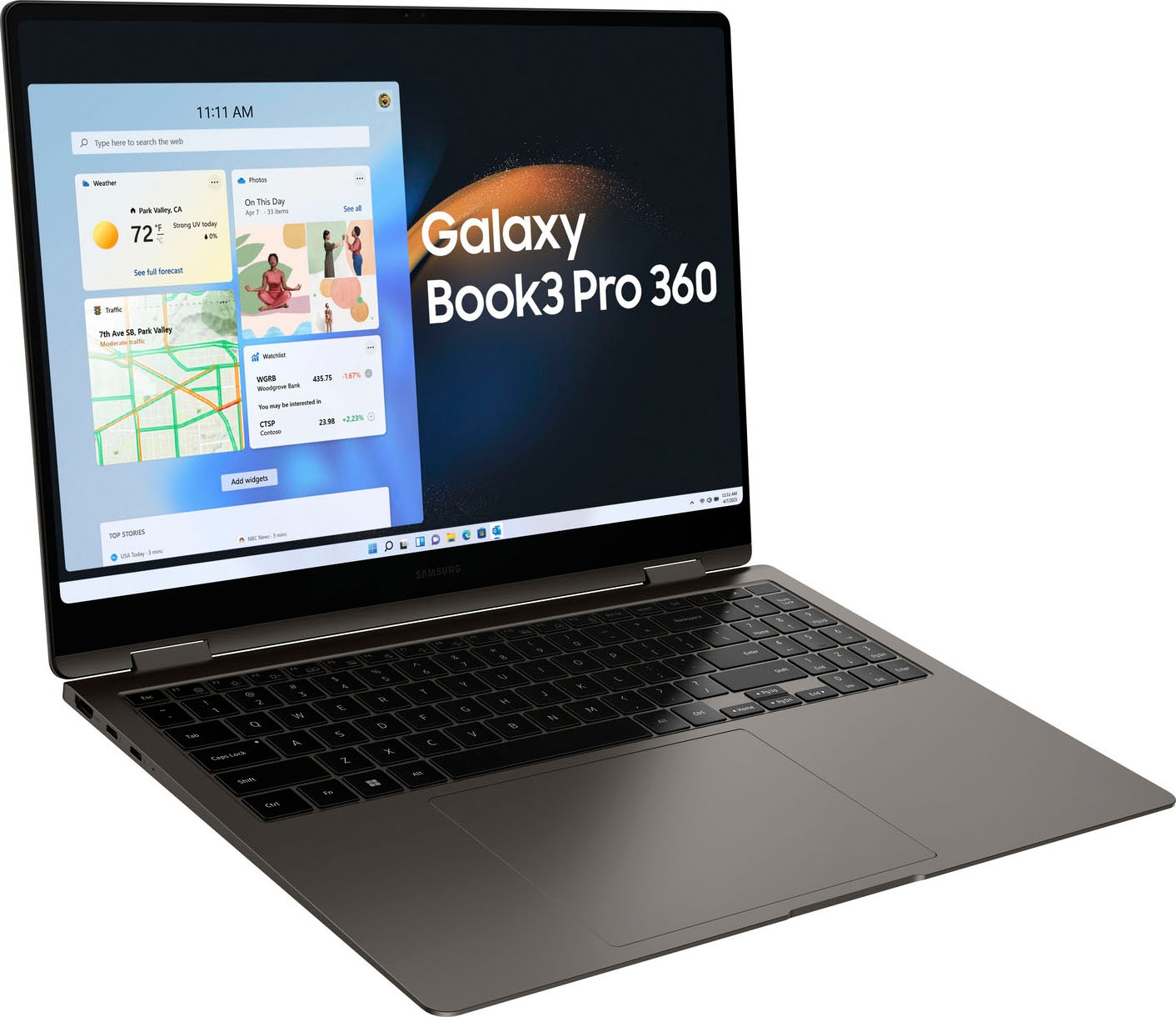 Samsung Convertible Notebook »Galaxy Book3 Pro 360«, 40,62 cm, / 16 Zoll, Intel, Core i7, Iris Xe Graphics, 512 GB SSD