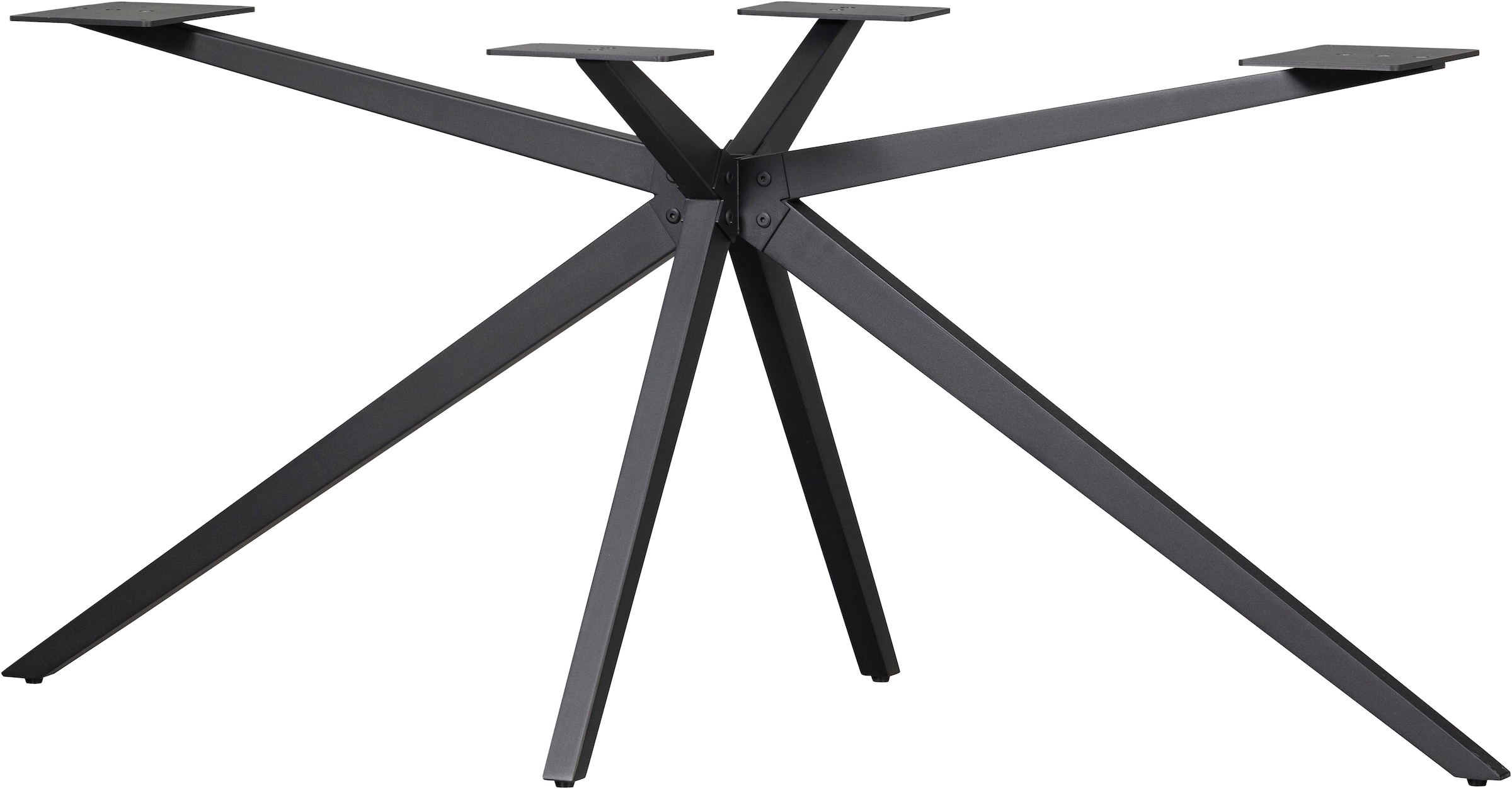 WOOOD Tischbein »Tablo Holland XL Metall mit Pulverbeschichtung B 170 x T 80 x H 72 cm« Kreuzgestell Ø 3,5 cm, Tragkraft 160 kg, einfach zu montieren