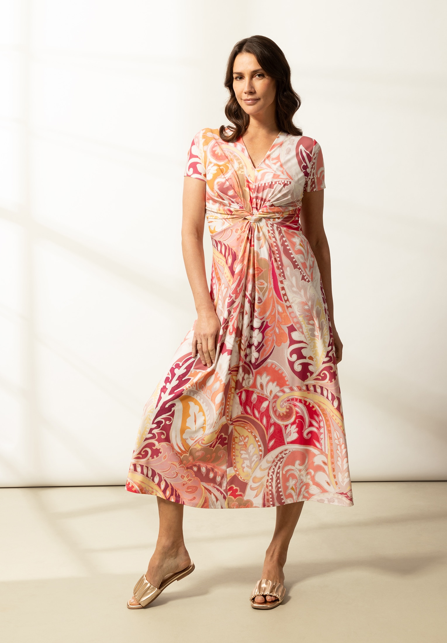 Betty Barclay Midikleid »Midikleid mit Raffung«