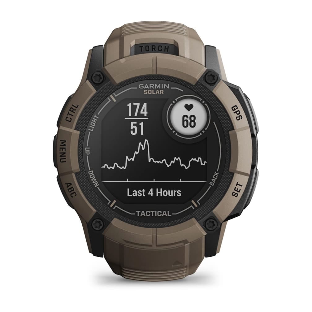 Garmin Smartwatch »Instinct 2X Solar Tactical Edition« (2,8 cm / 1,1;Gyroskop ″) Proprietär