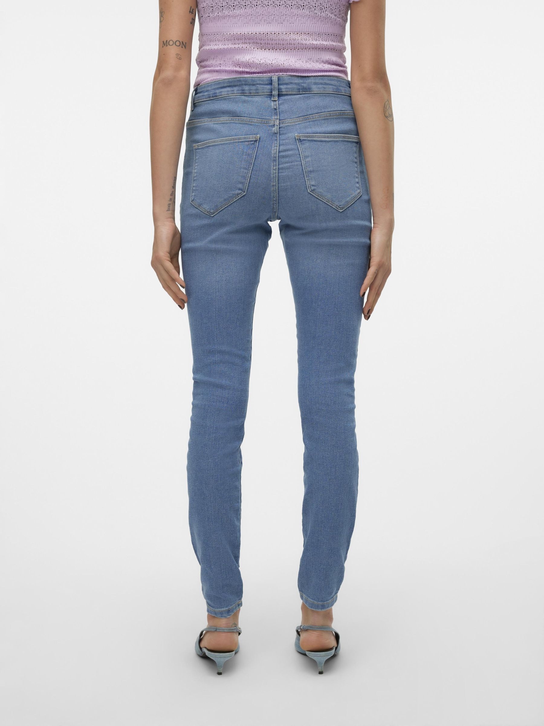 Vero Moda Skinny-fit-Jeans »VMELLY MR SKINNY JEANS BLUE NOOS«