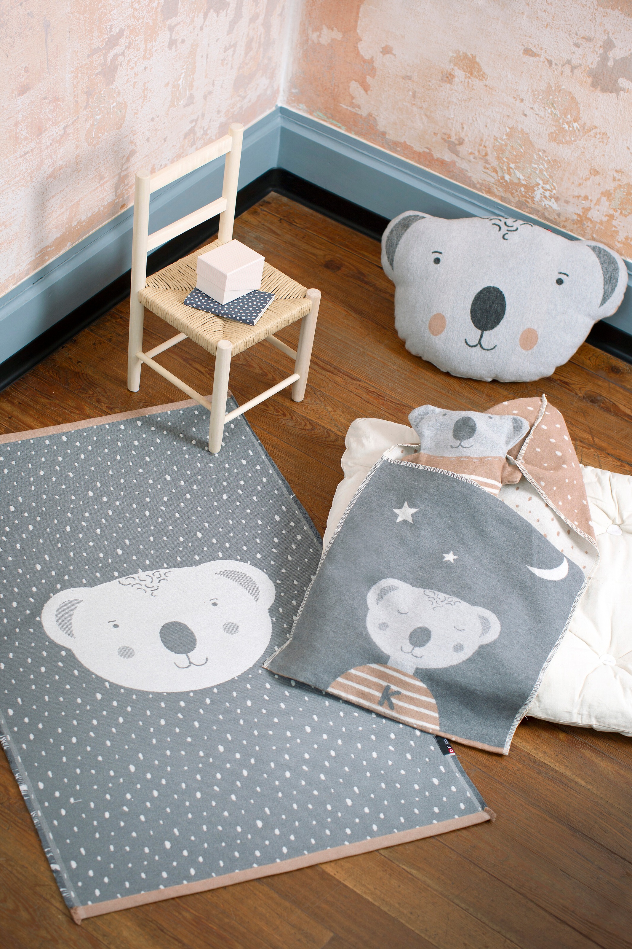 DAVID FUSSENEGGER Kinderteppich, rechteckig, mit Koala Motiv kaufen