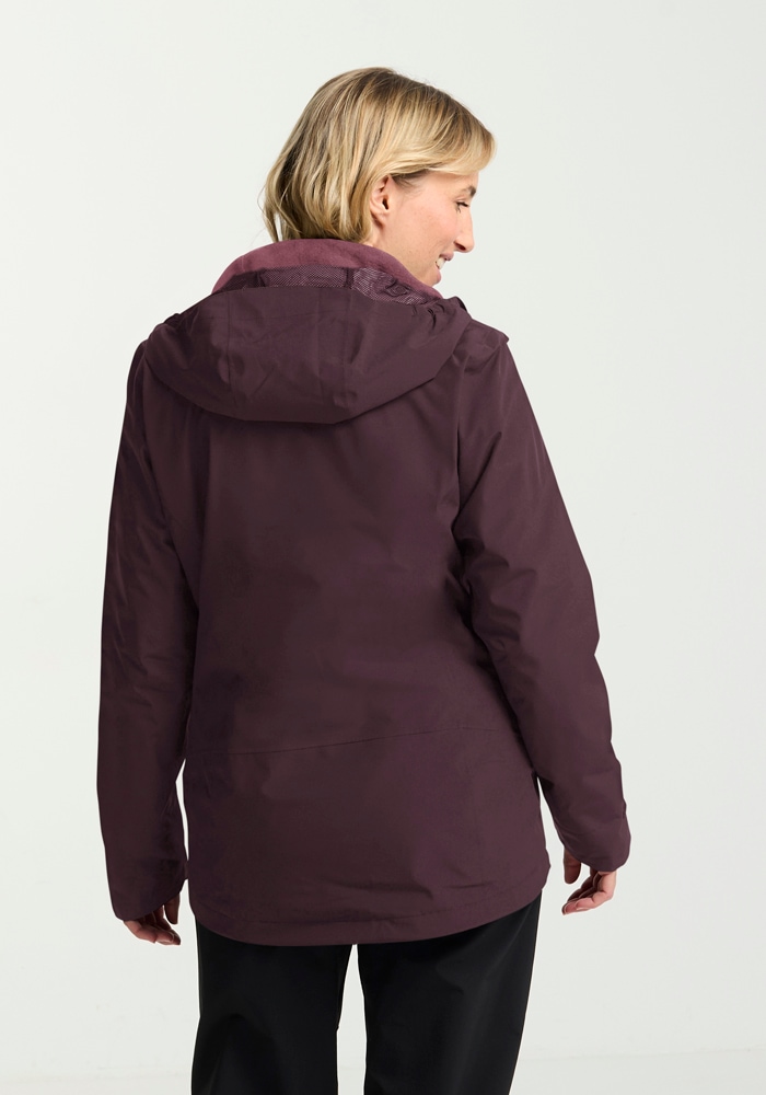 Jack Wolfskin 3-in-1-Funktionsjacke »MOONRISE 3IN1 JKT W« mit Kapuze