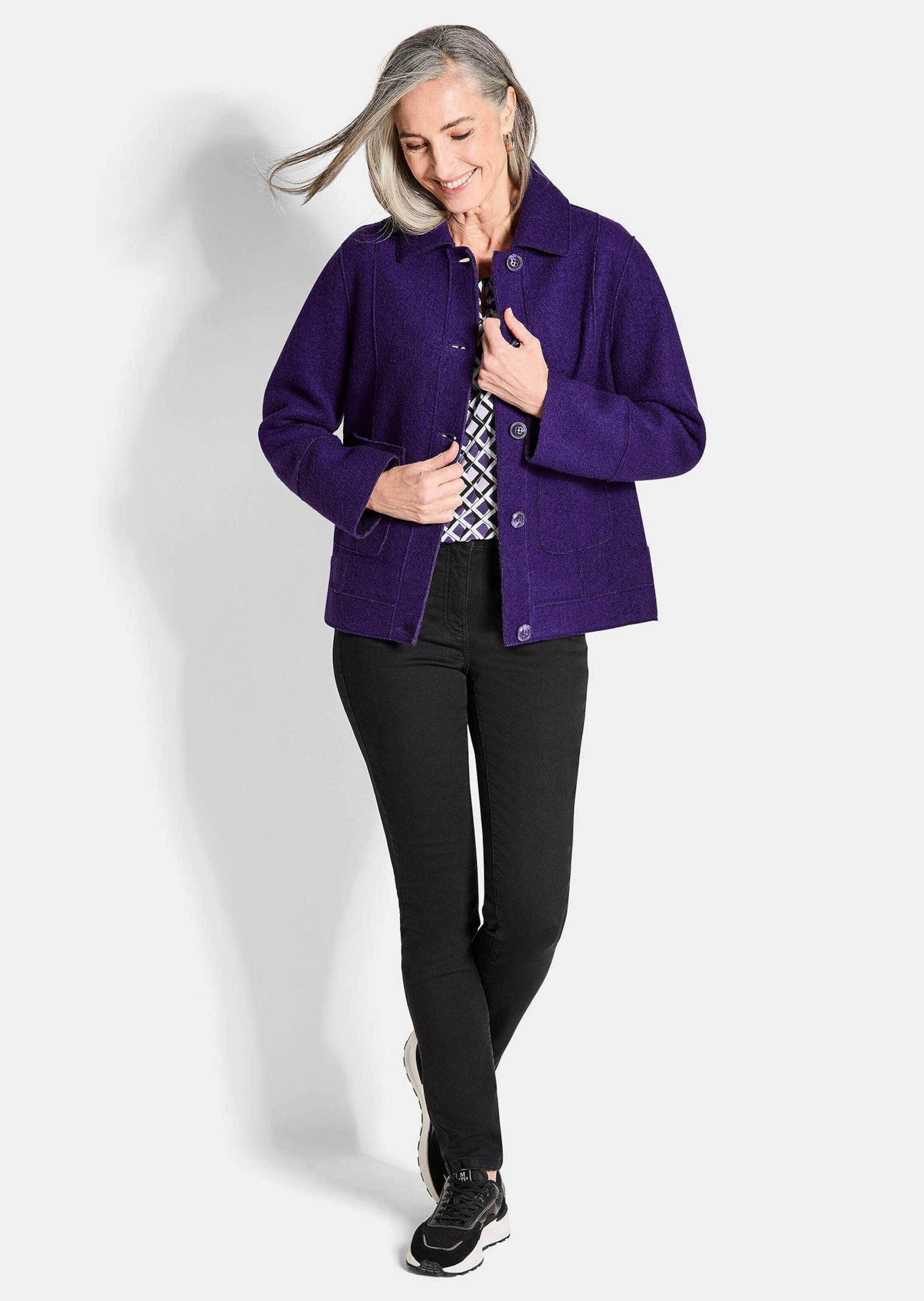 GOLDNER Kurzjacke »Kurzgröße Jacke mit wärmender Wolle«