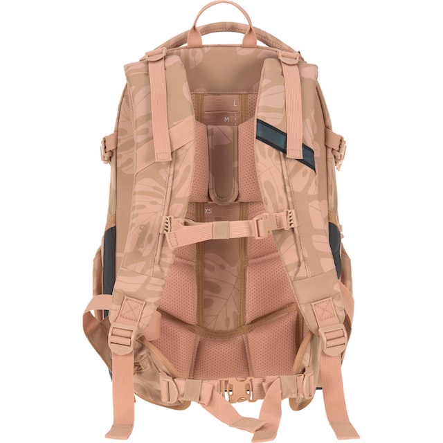 »Origin caramel«, recyceltem Material Schulrucksack Bold, ♕ aus Reflektoren, LÄSSIG bei leaves