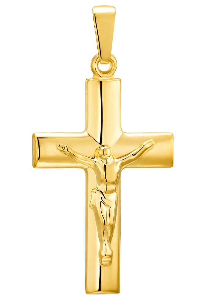 Amor Kettenanhänger »Golden Cross, 2013523«, Made in Germany