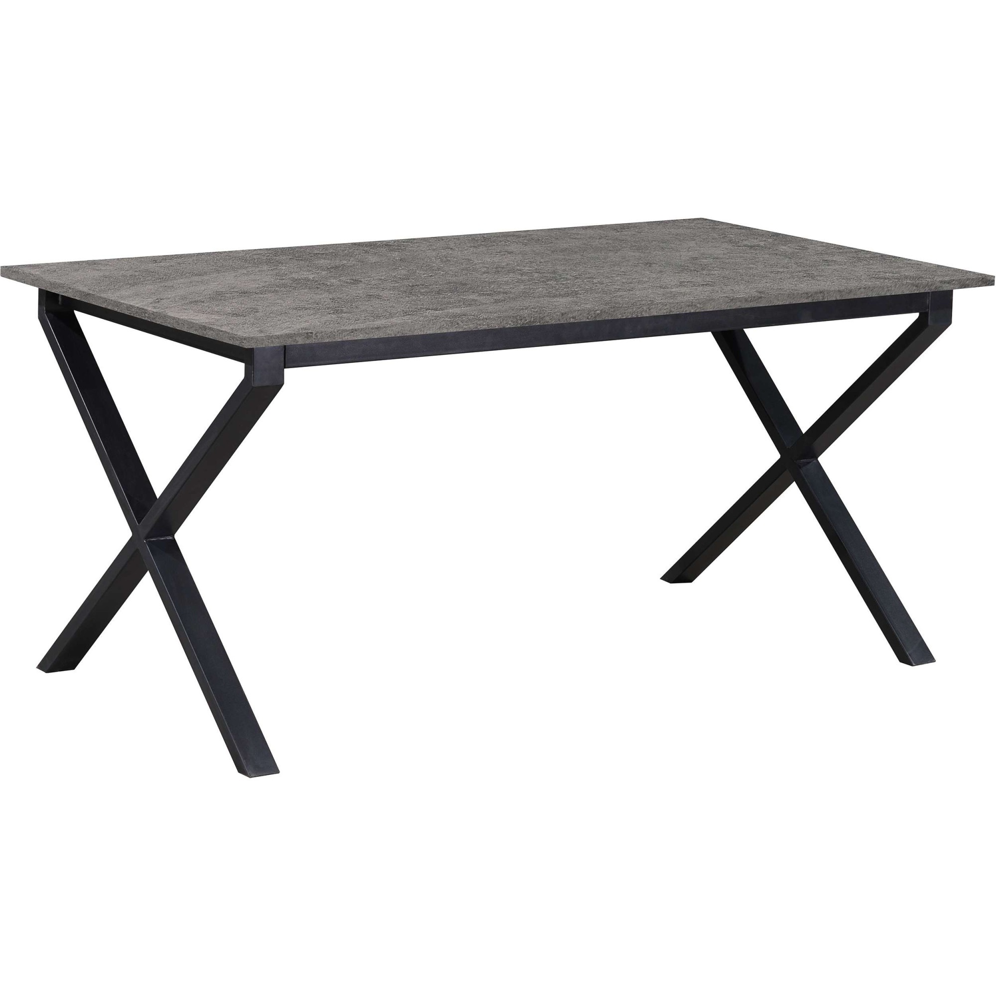 OTTO home Esstisch "Boddhi" schwarzes Metallgestell, Plattenvarianten wählbar, sowie Größen