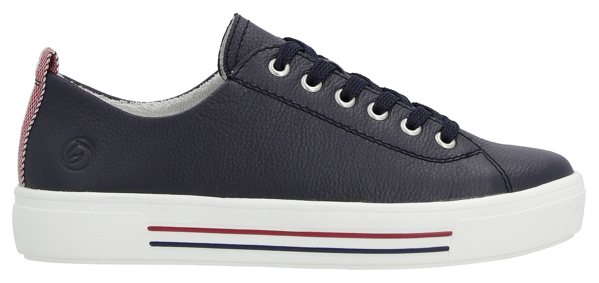 Remonte Plateausneaker, mit herausnehmbarer Einlage, Freizeitschuh, Halbschuh, Schnürschuh