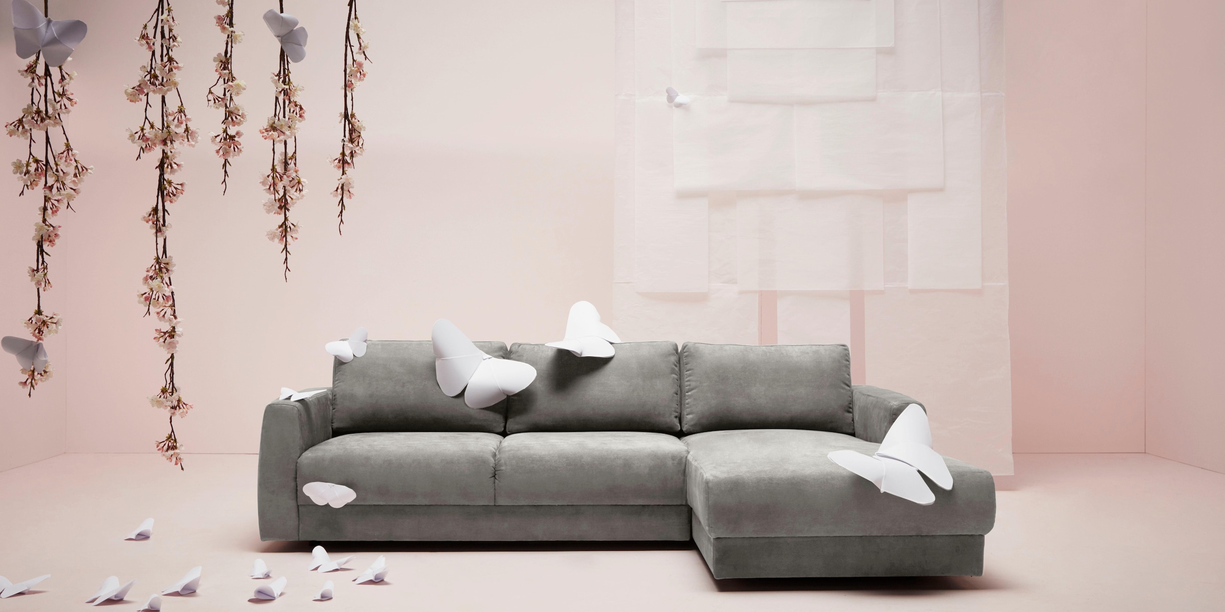 andas Ecksofa »Hobro L-Form«, in 3 Bezugsqualitäten in vielen Farben, Design by Morten Georgsen