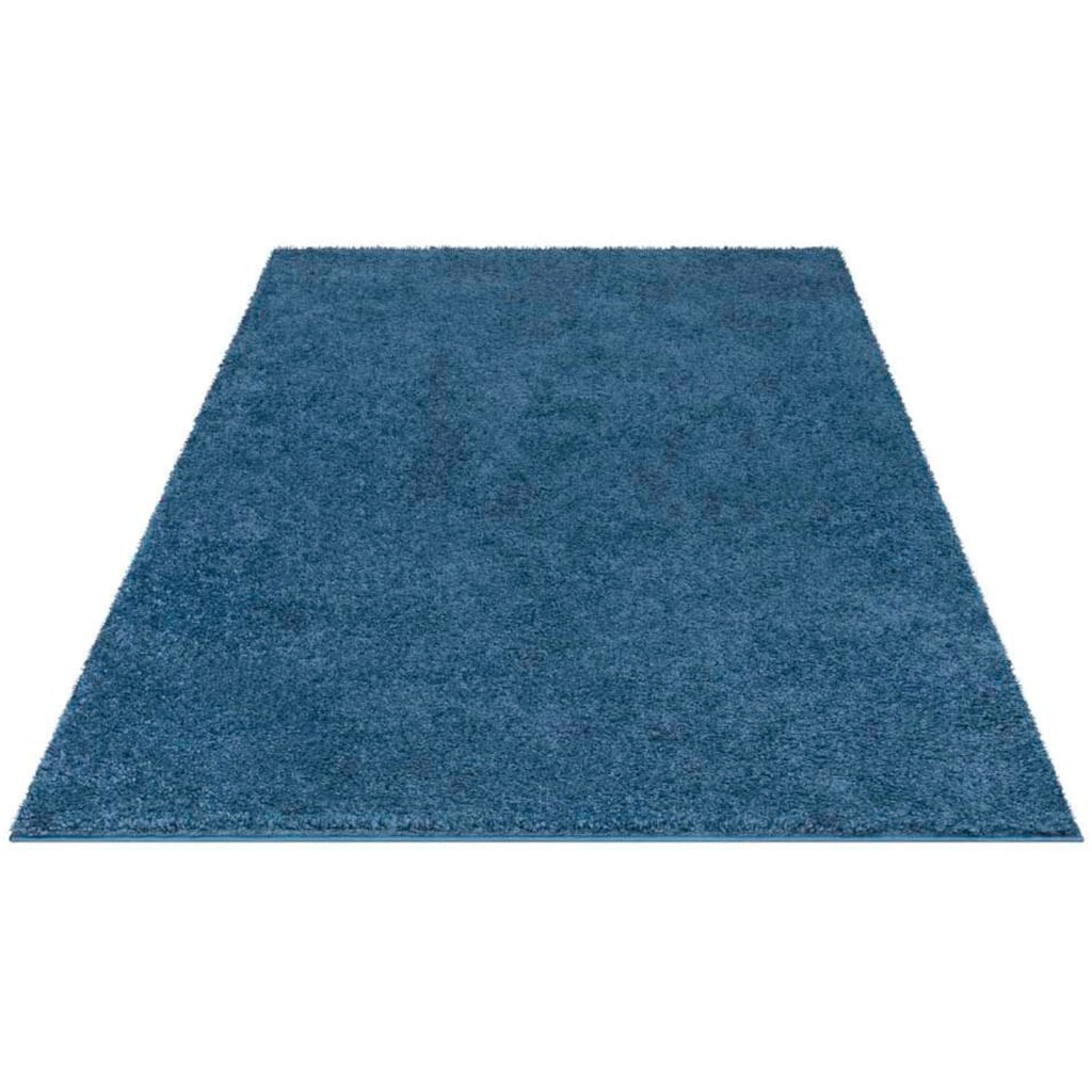 Carpet City Hochflor-Teppich »City Shaggy«, rechteckig, 30 mm Höhe, Robuster Langflor Teppich uni, besonders flauschig weich, ideal für Wohnzimmer & Schlafzimmer