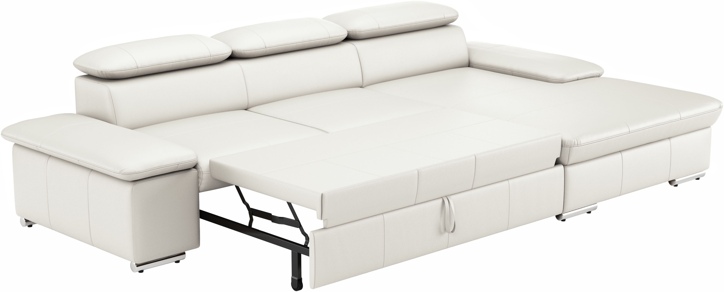 sit&more Ecksofa »Valantine L-Form, B: 286 cm«, mit Arm- & Kopfteilverstellung, optional mit Bettfunktion