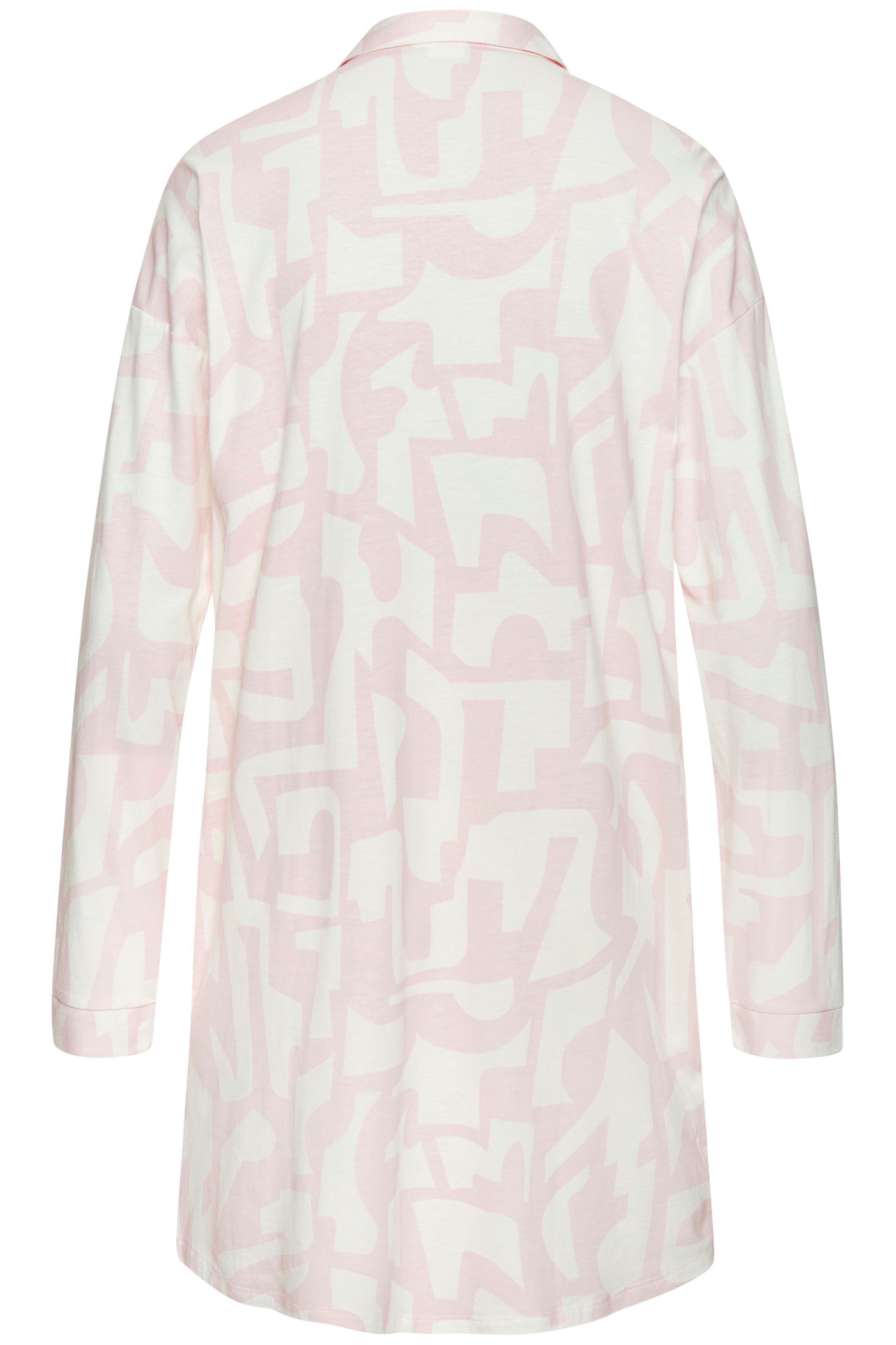 s.Oliver Nachthemd Seitennahttaschen mit grafischem Print