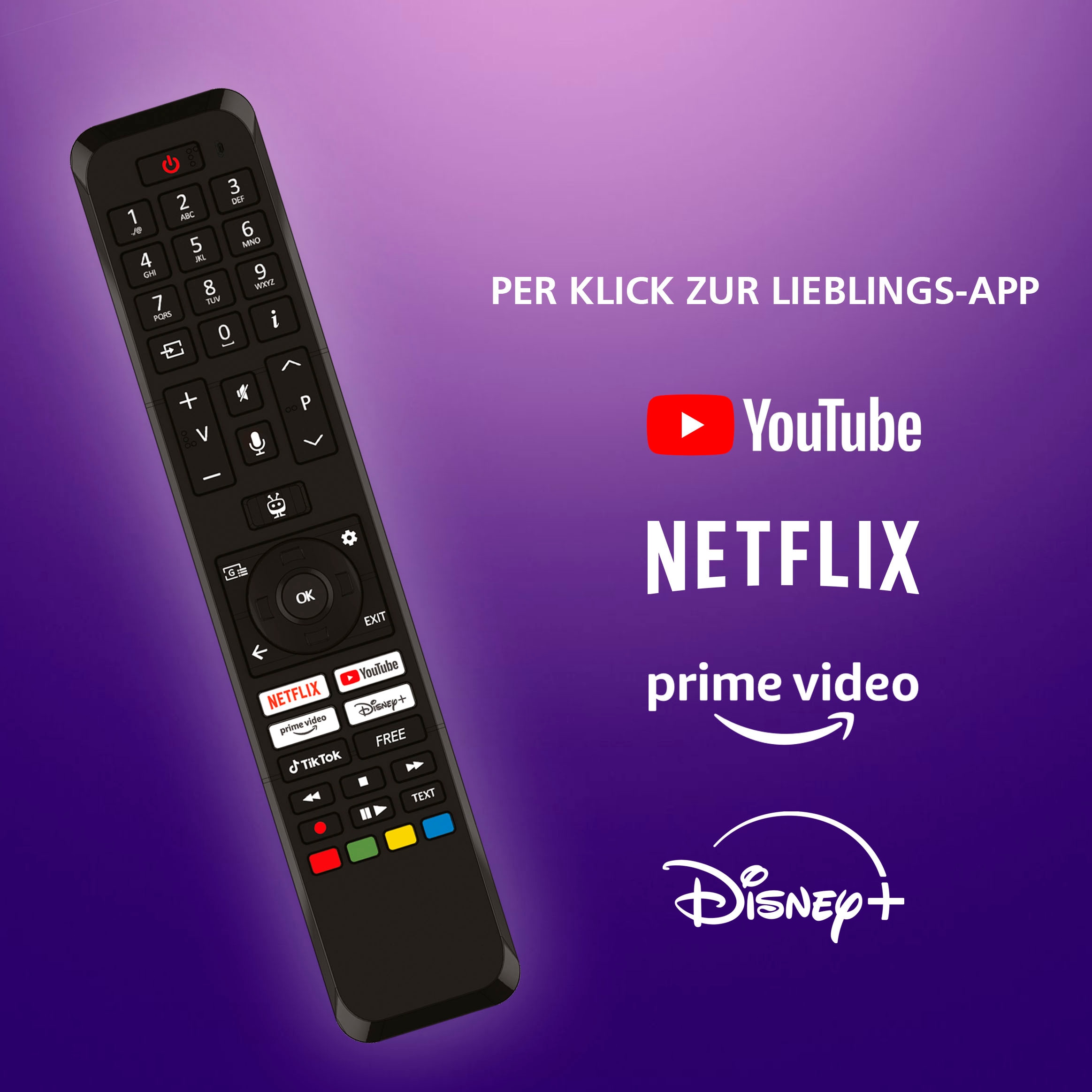 JVC LED-Fernseher »LT-32VF5355W«, Full HD, Smart-TV