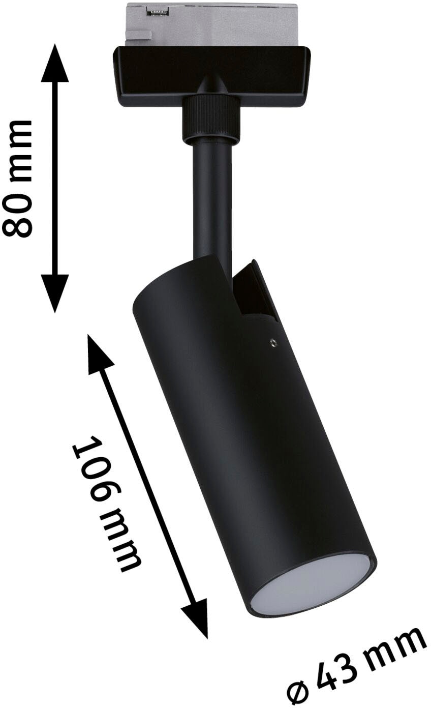 Paulmann Schienensystem-Leuchten »URail Spot Tubo 1x4W 3000K  230V« LED-Modul 1 Stk. Warmweiß 3-Step-Dimmbar
