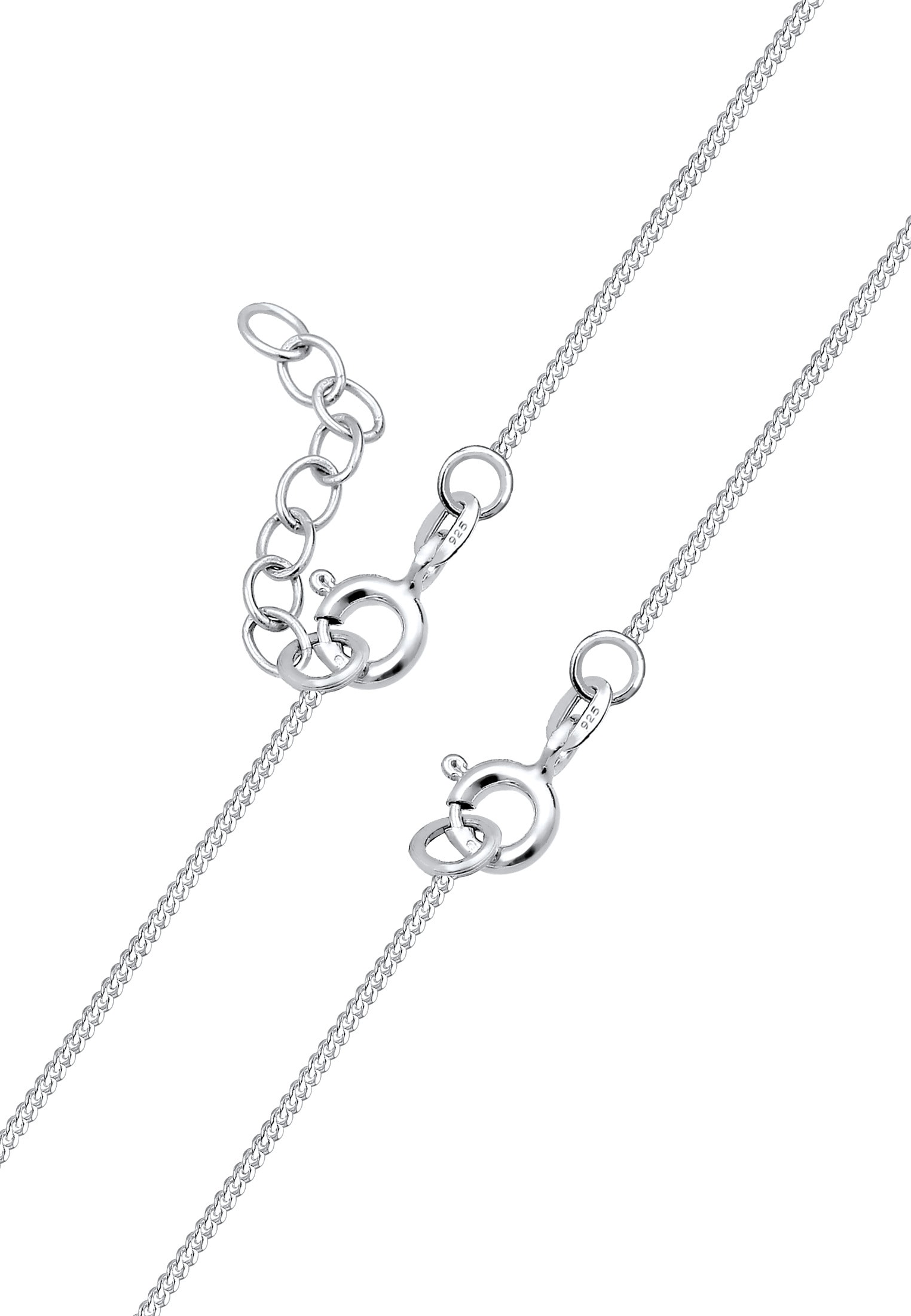 Elli Ketten-Set »Halskette Herz Mutter Kind Cut Out Münze 925 Silber«