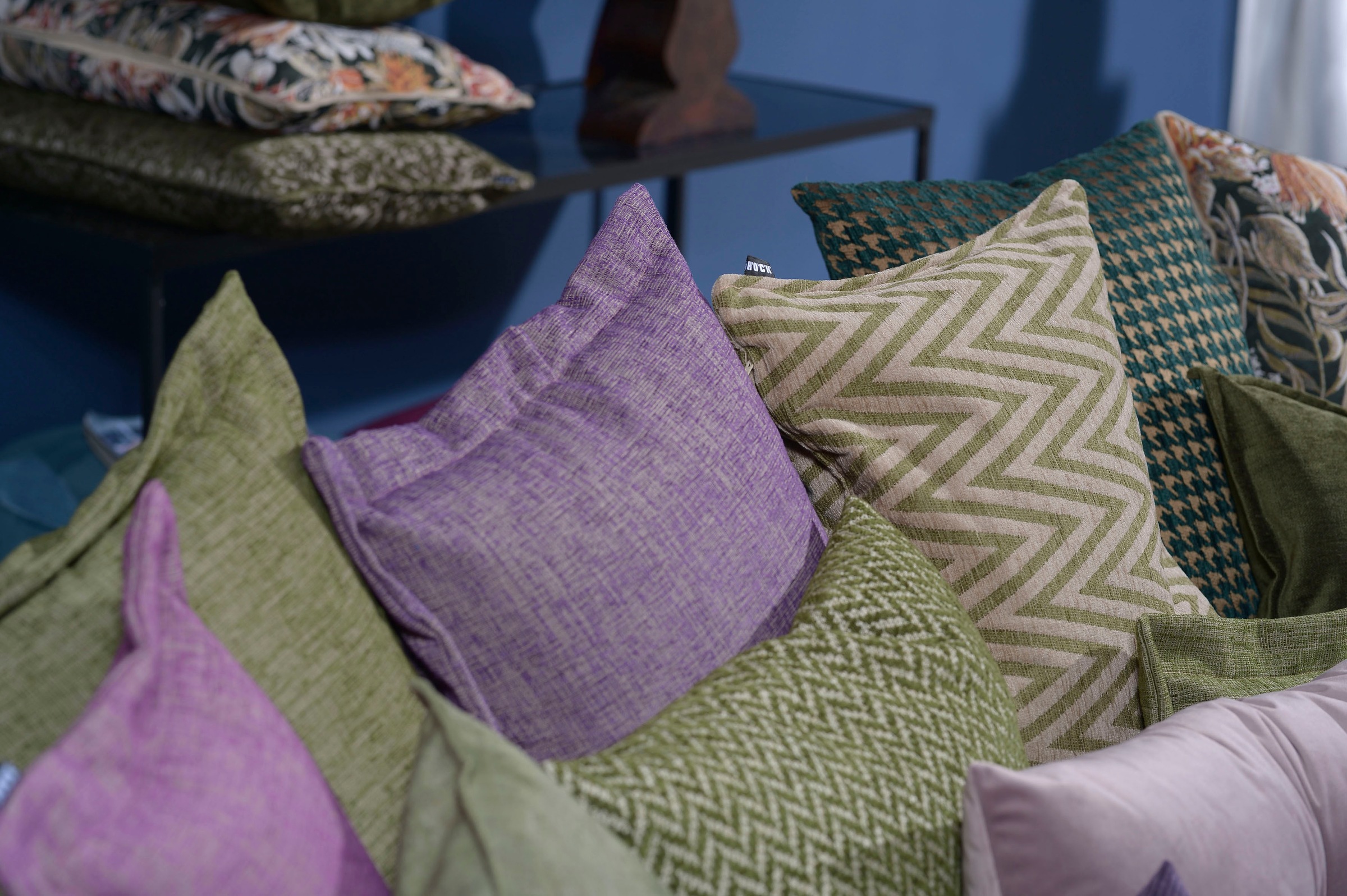H.O.C.K. Dekokissen »Addicted«, im eleganten Design, Kissenhülle mit Füllung, 1 Stück
