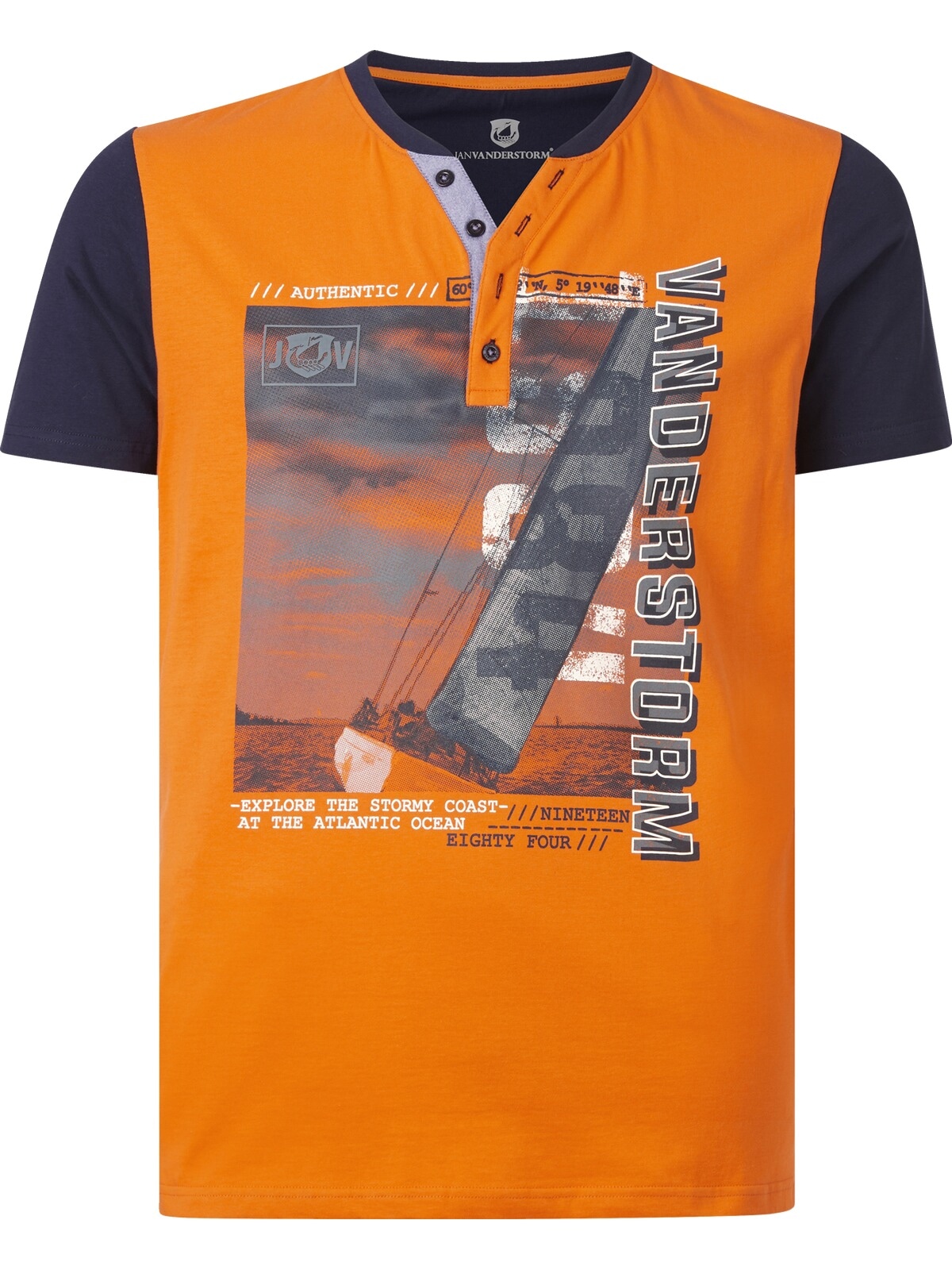 Jan Vanderstorm T-Shirt »T-Shirt MUNIBERT«