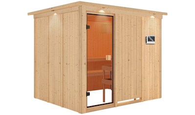 welltime Sauna »Naimi«, (Set), 9-kW-Bio-Ofen mit ext. Steuerung kaufen