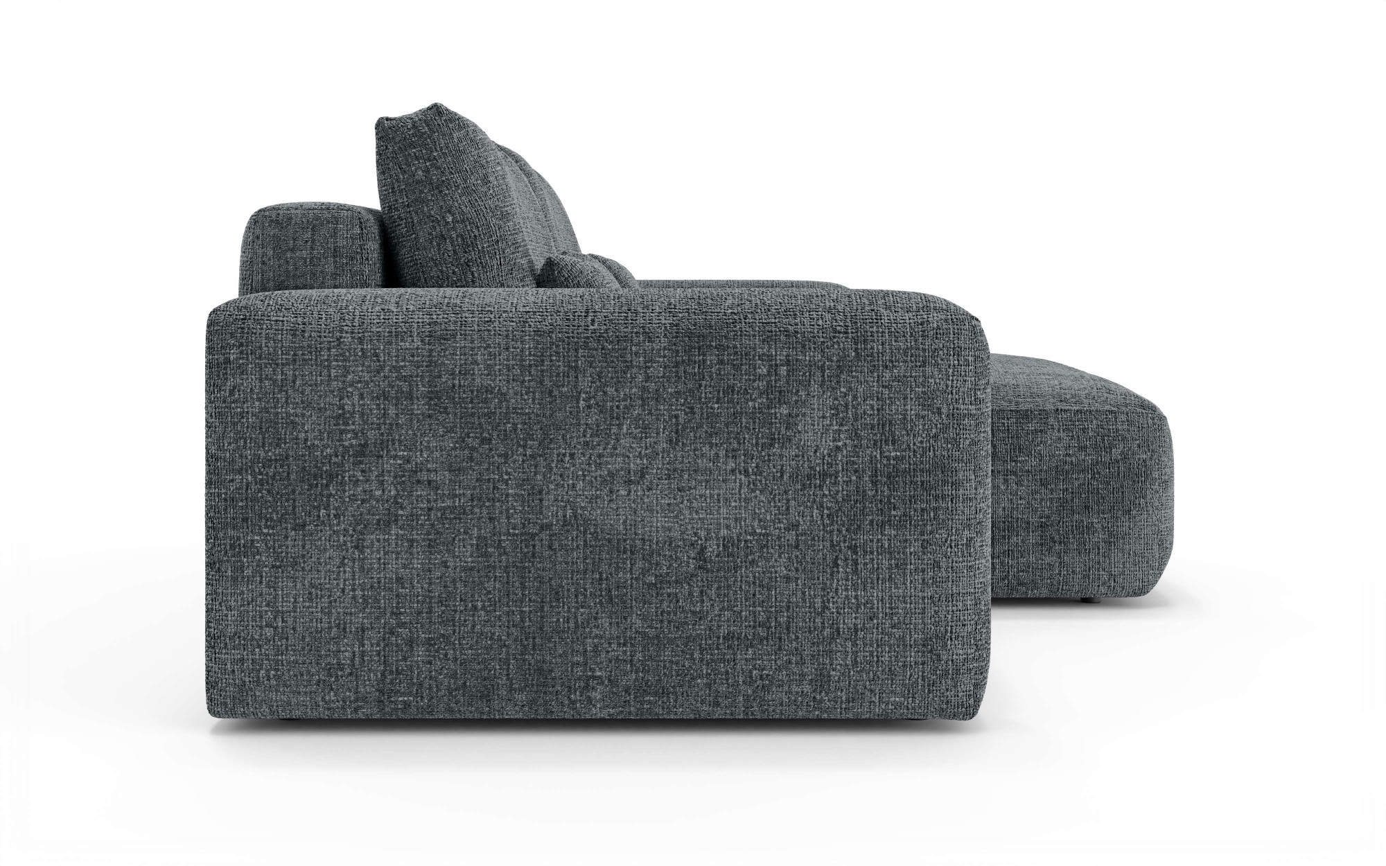 OTTO home Ecksofa »MATTS Schlafsofa mit Bettkasten, Maße B/T/H: 265/159/89 cm«, L-Form mit Recamiere rechts oder links, hoher Sitzkomfort