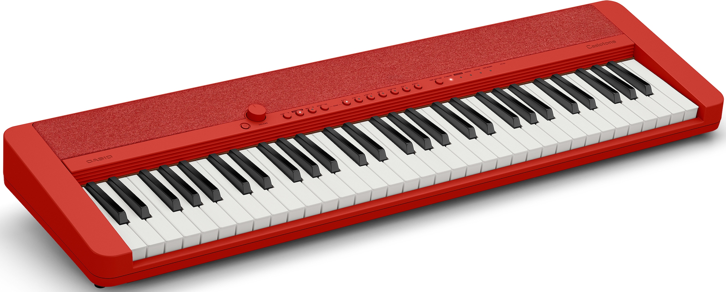 CASIO Home-Keyboard »Piano-Keyboard-Set CT-S1RDSET«, (Set, inkl. Keyboardständer, Sustainpedal und Netzteil), ideal für Piano-Einsteiger und Klanggourmets;