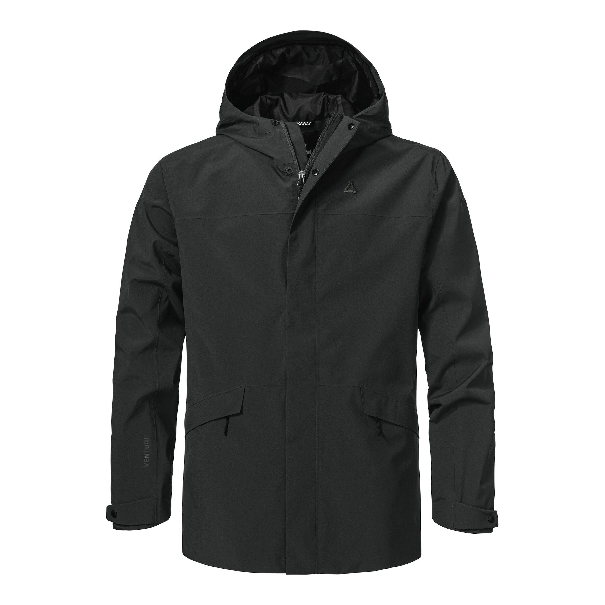 Schöffel Regenjacke »CIRC Jacket Style Smue MEN« mit Kapuze sportlicher Stil, mit VENTURI® Membrane, wasserdicht, atmungsaktiv