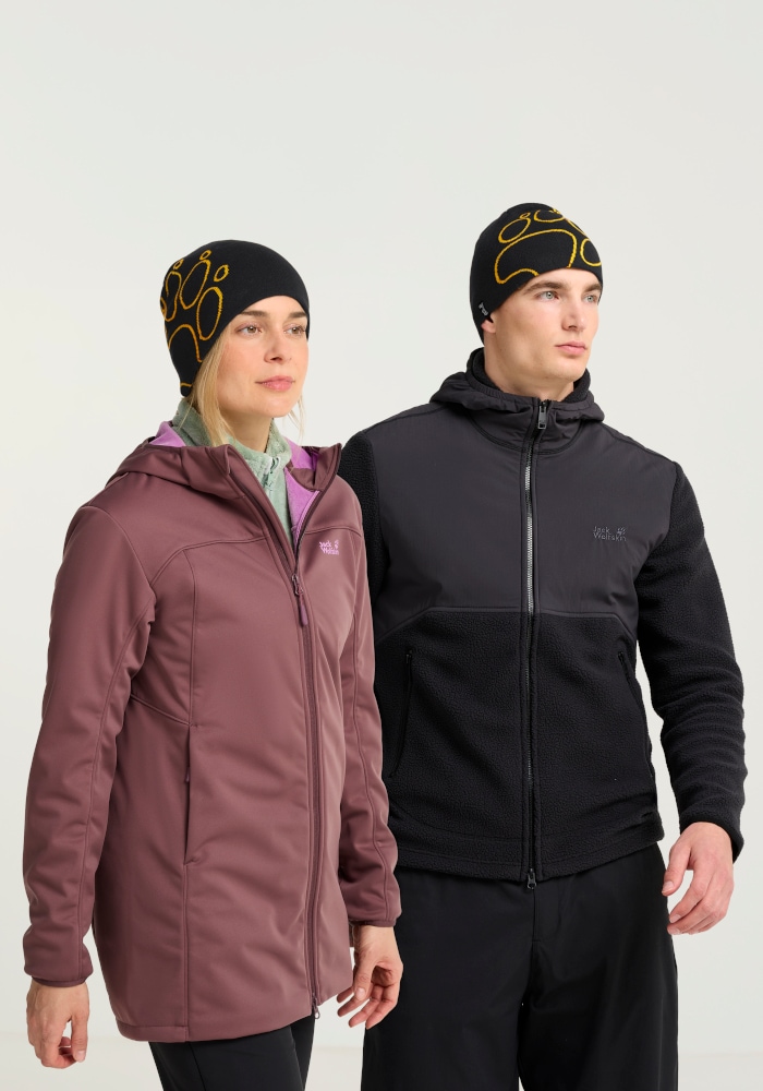 Jack Wolfskin Beanie »PAW BEANIE« Strickbeanie, warm, elastisch