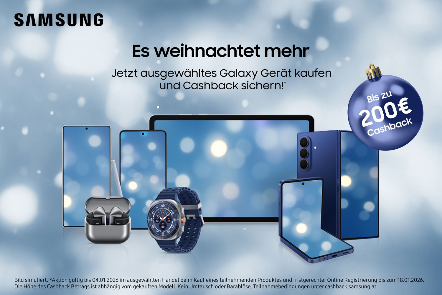 Samsung wireless In-Ear-Kopfhörer »Galaxy Buds3« A2DP Bluetooth | AVRCP Bluetooth | HFP Active Noise Cancelling (ANC) | Sprachsteuerung