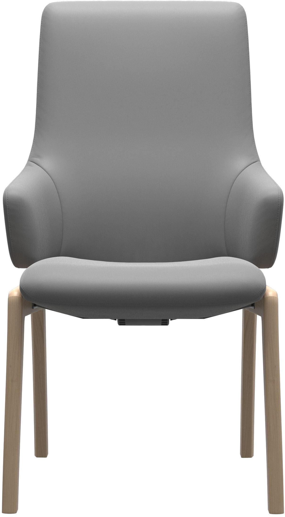Stressless® Polsterstuhl »Laurel«, Leder BATICK, High Back mit Armlehne, Größe L, mit abgerundeten Beinen in Eiche