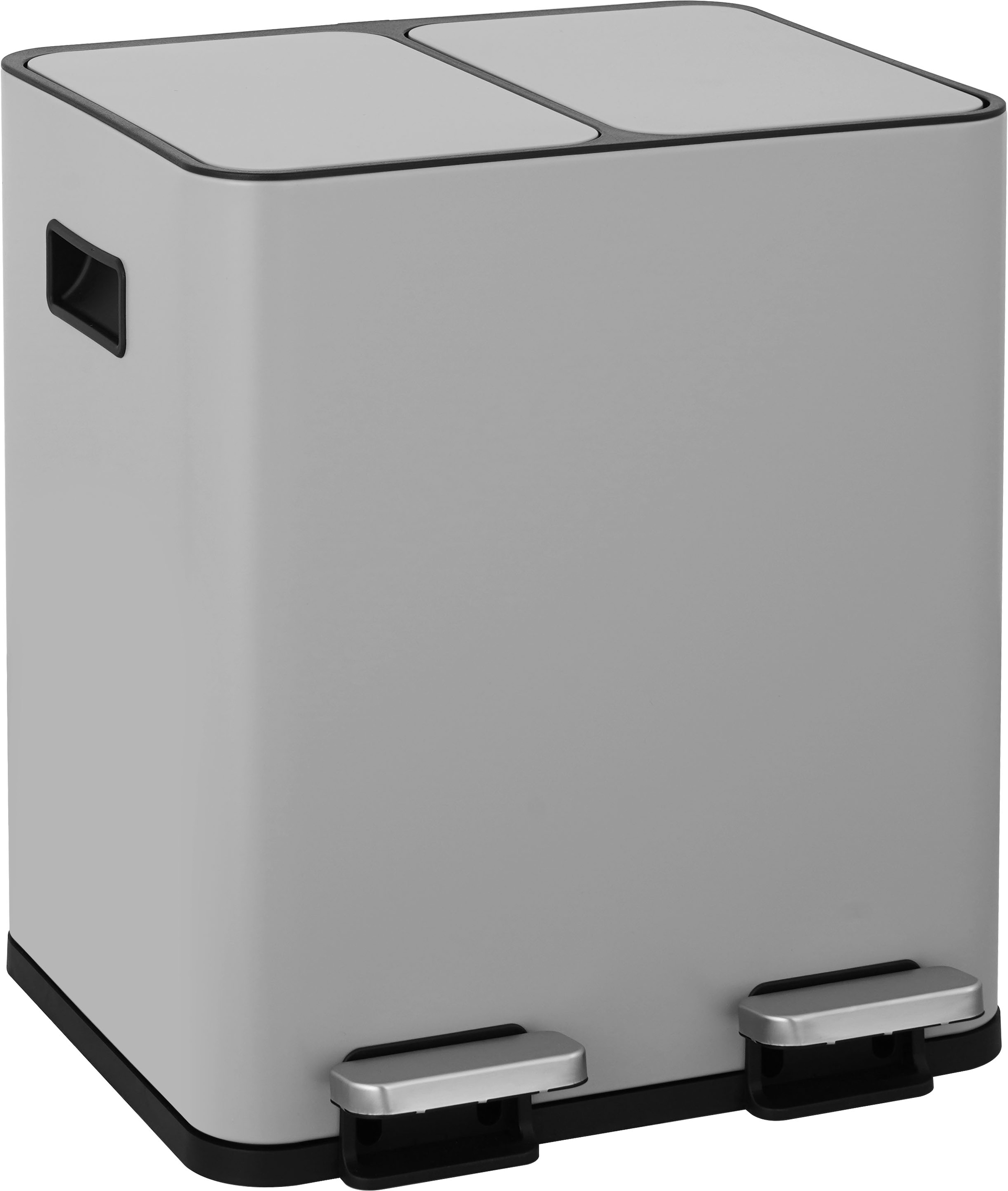 OTTO home Mülleimer »Garrin, Soft Close, m. 2 Fächern, Fassungsvermögen 2x15 L bzw. 2x30 L« 2 Behälter Mülltrennsystem mit 2 separaten Innenbehältern und Fußtrittpedalen