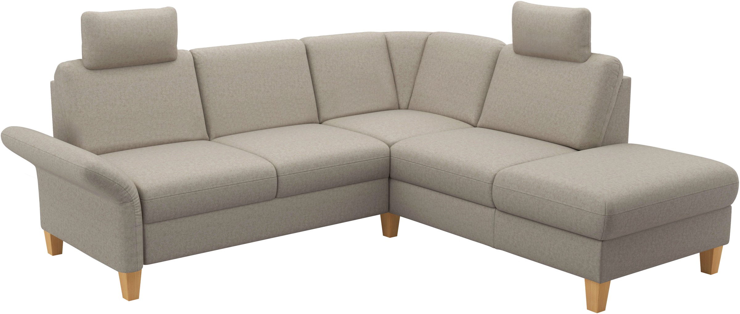 Home affaire Ecksofa »Rochelle, L-Form«, wahlweise mit Armteilverstellung, Bettfunktion und Bettkasten