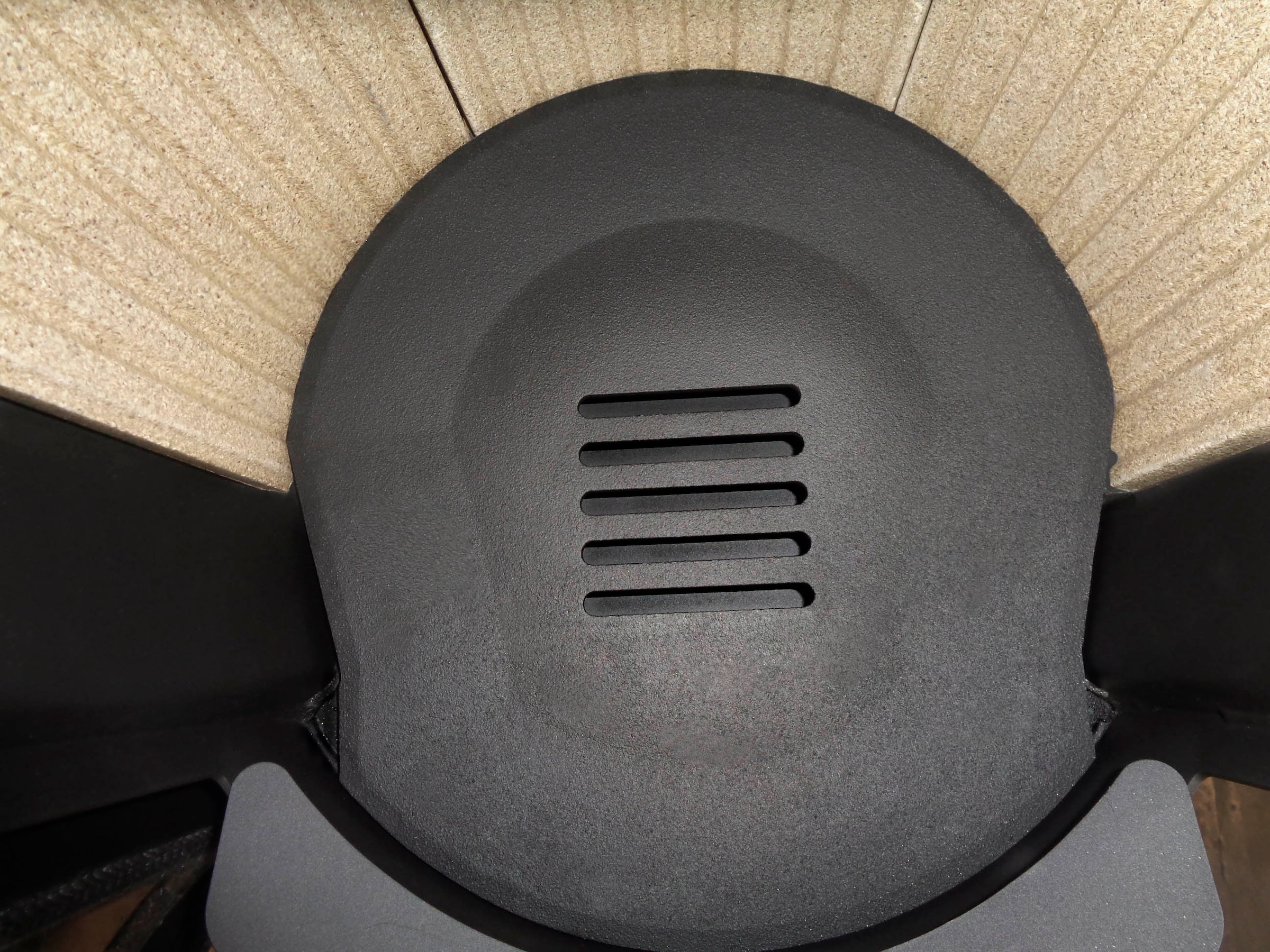 JUSTUS Kaminofen »Faro 2.0 Speckstein Topplatte« Holzfach