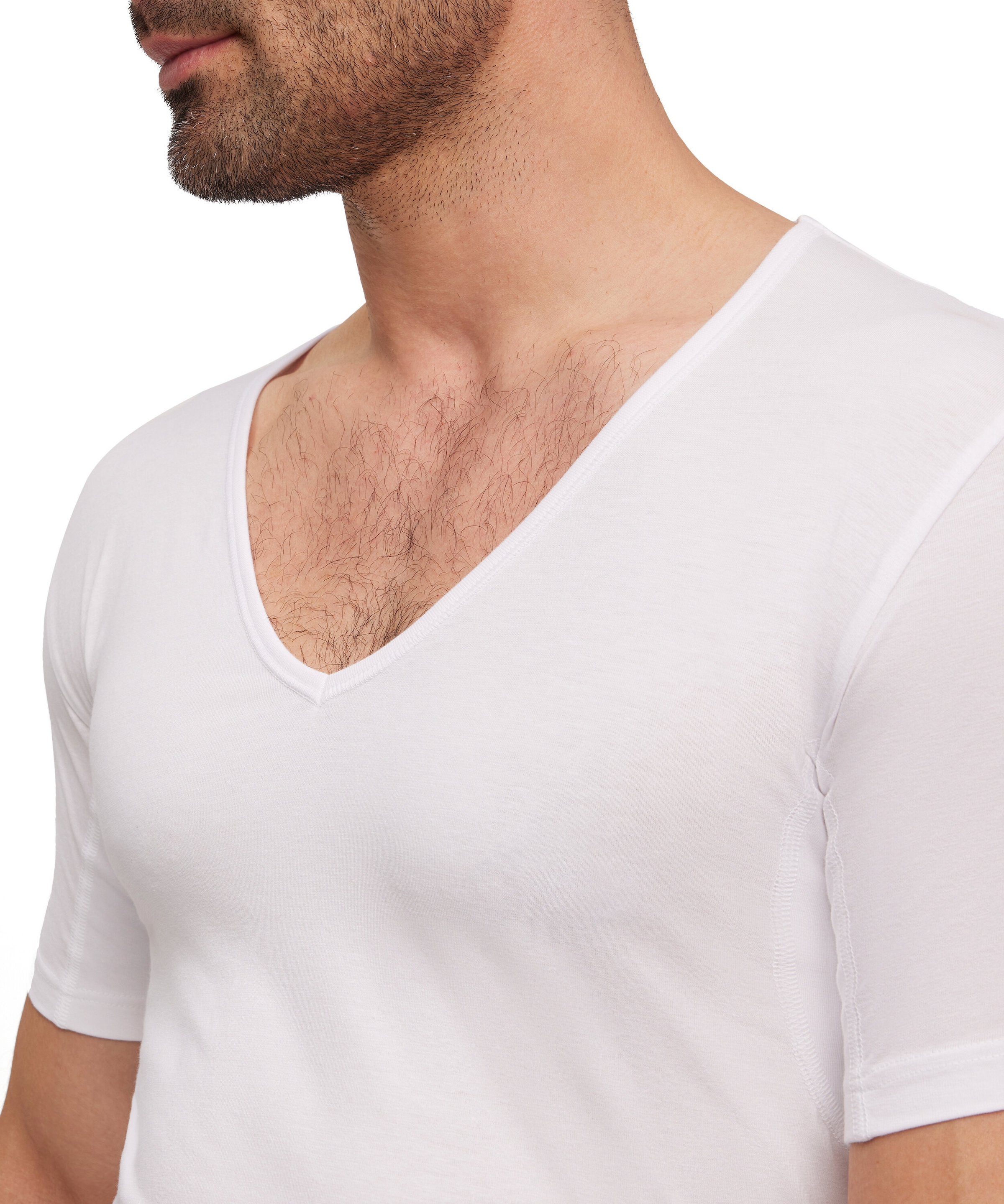 FALKE T-Shirt »Daily Climate Control« tiefer V-Ausschnitt, kurzarm, Cotton-Mix