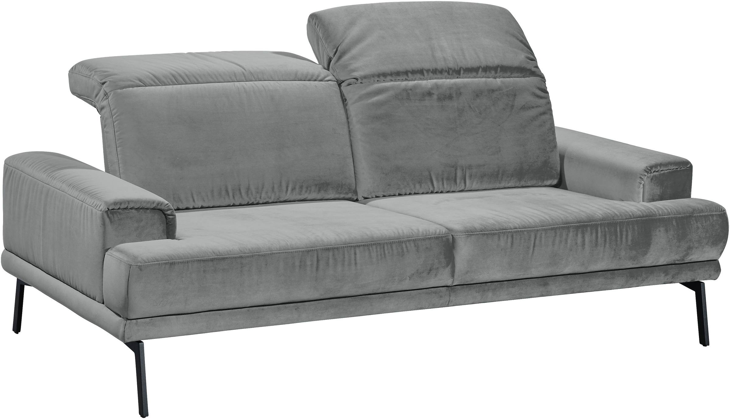 Musterring 2-Sitzer »MR 4580«, inkl. Kopf- und Sitztiefenverstellung, Fuß schwarz, B198 x T103 cm
