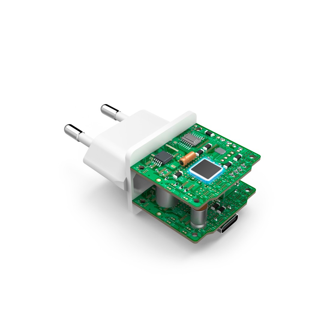 Hama USB-Ladegerät »Mini Ladegerät Smartphone, Power Delivery (PD)/Qualcomm®, 20 W, Weiß«, (1 St.)