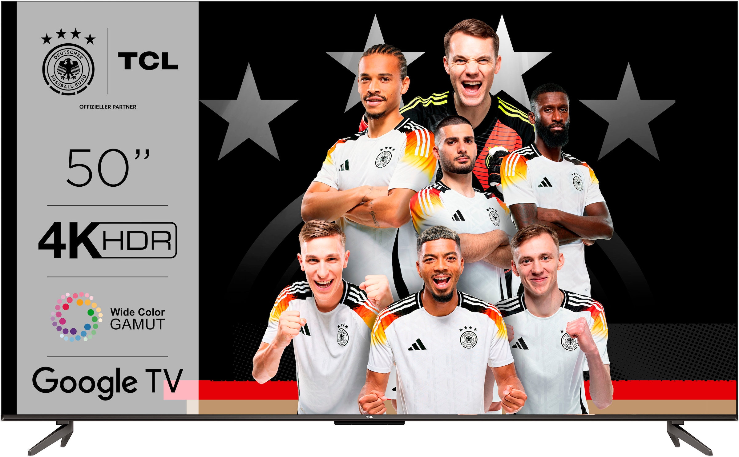 TCL LED-Fernseher »50P731X1«, 4K Ultra HD, Smart-TV-Google TV, HDR Premium, Dolby Atmos, HDMI 2.1, Metallgehäuse