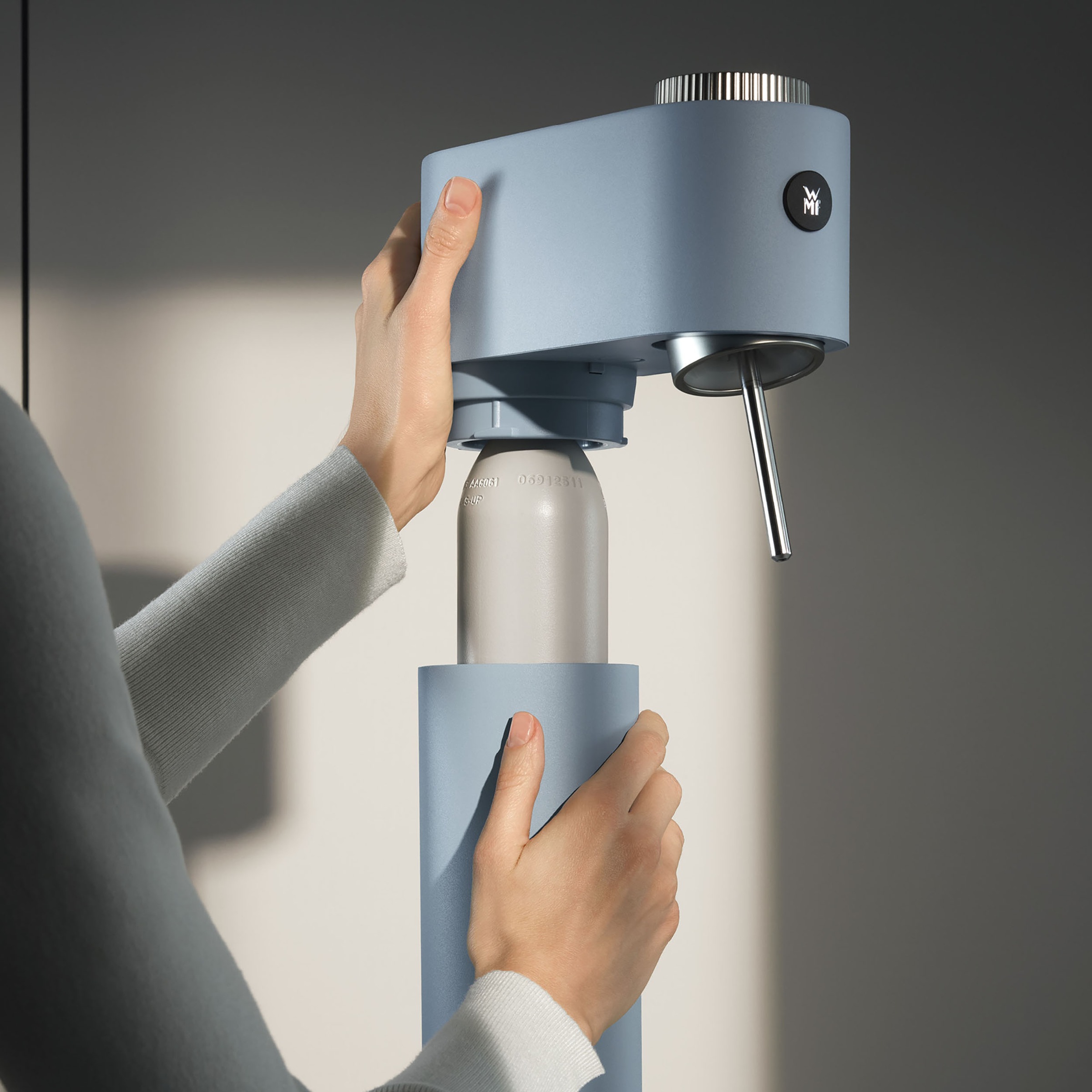 WMF Wassersprudler »Element One« 3 Sprudelgrade, vollautomatisches Sprudeln, Cromargan Edelstahlgehäuse